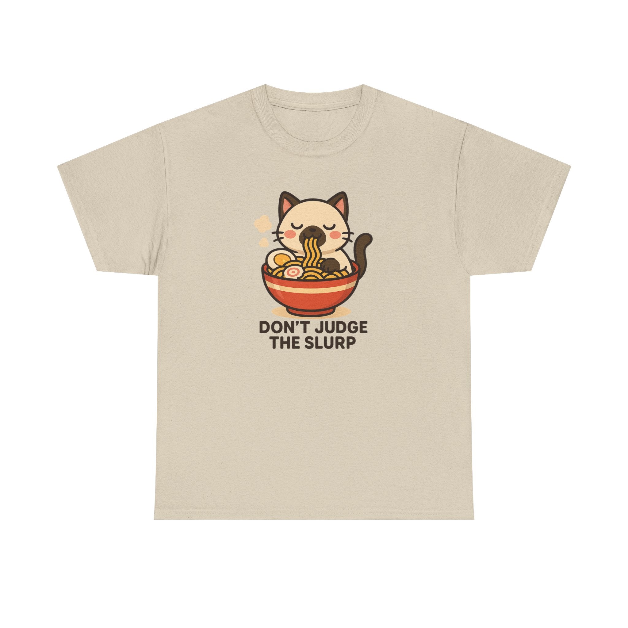 Don’t Judge The Slurp Cat Ramen Tee - Adult