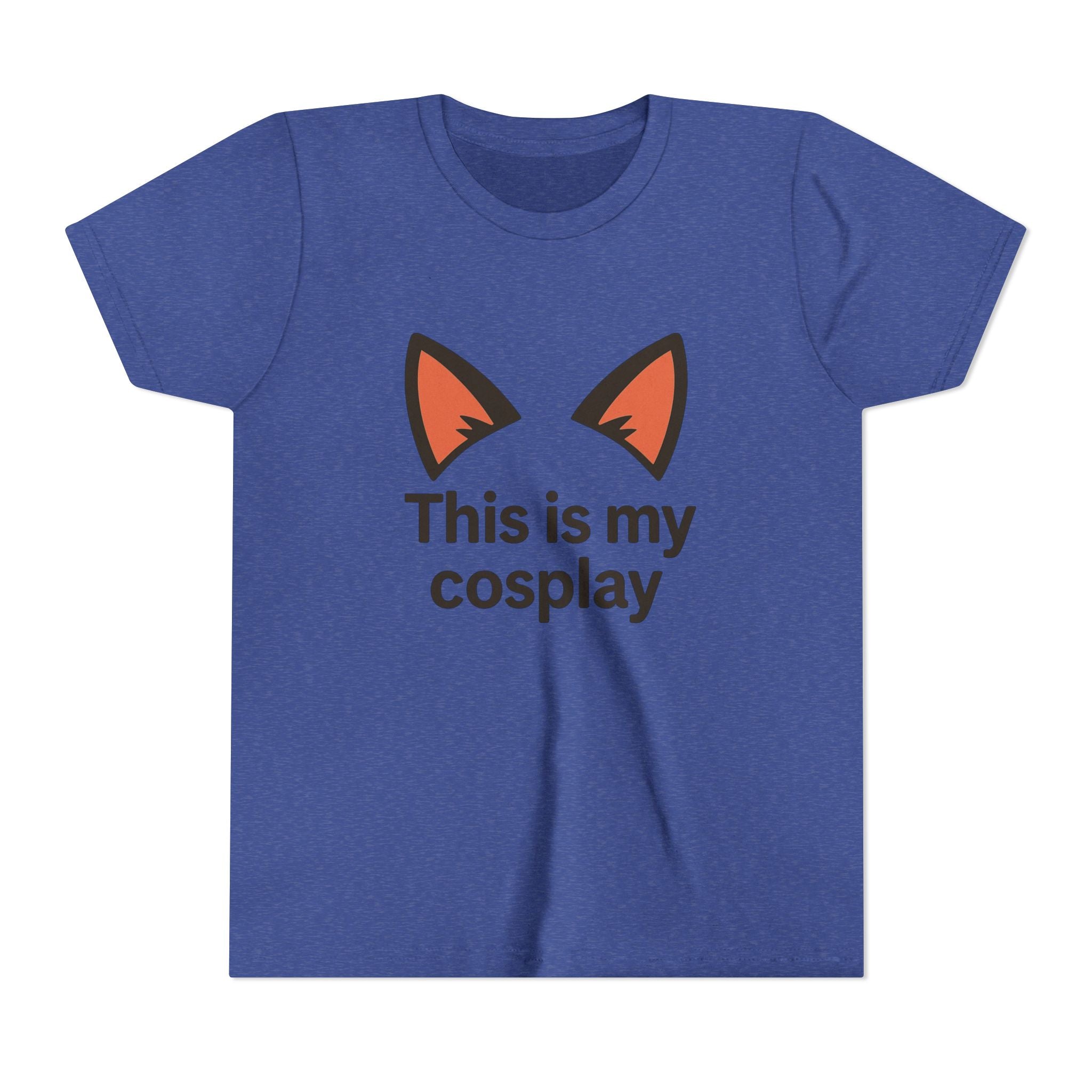 Youth Tee — "This Is My Cosplay" Fox Ear Costume Shirt