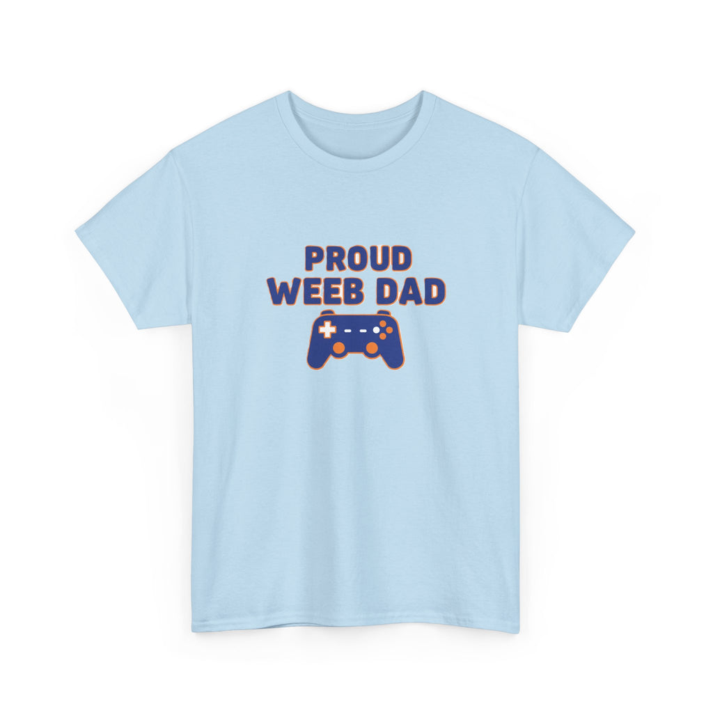Proud Weeb Dad T-Shirt — Gamer Controller Graphic Dad Tee - Adult