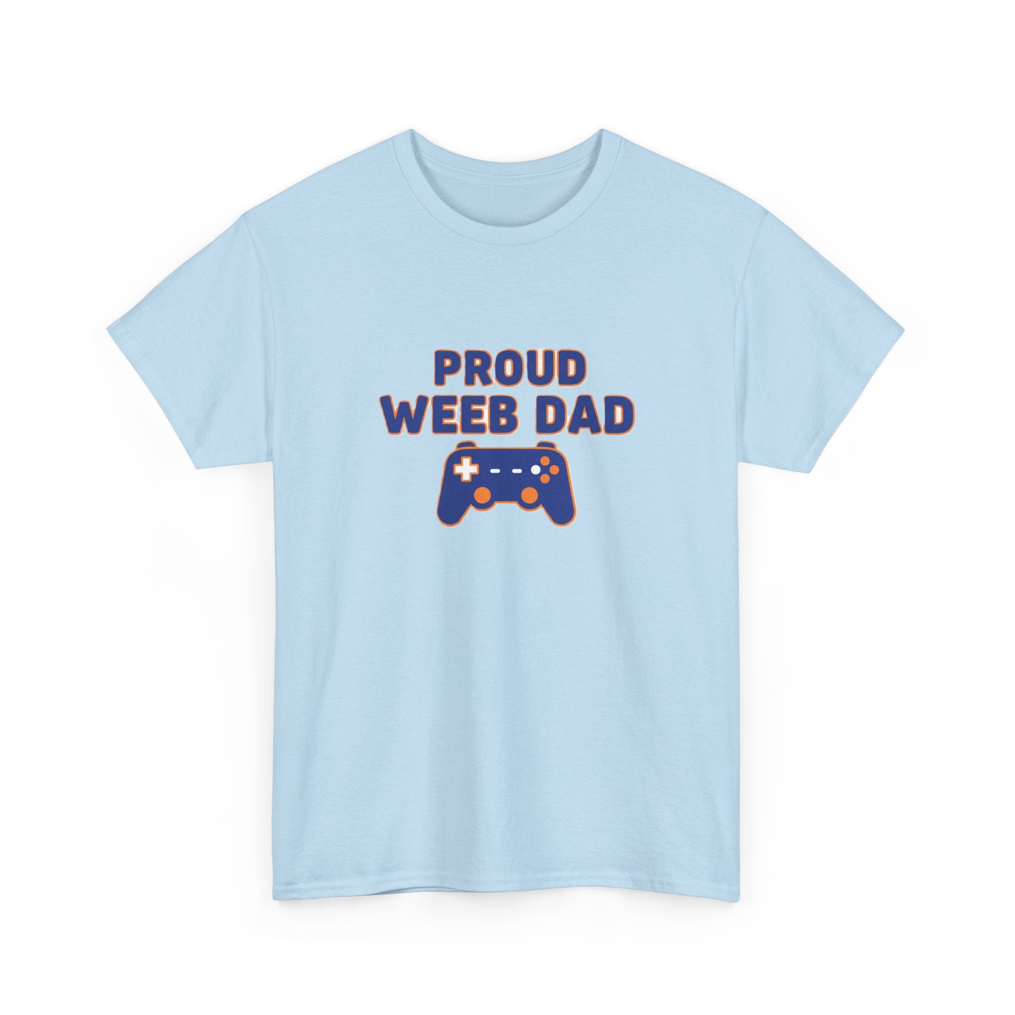 Proud Weeb Dad T-Shirt — Gamer Controller Graphic Dad Tee - Adult