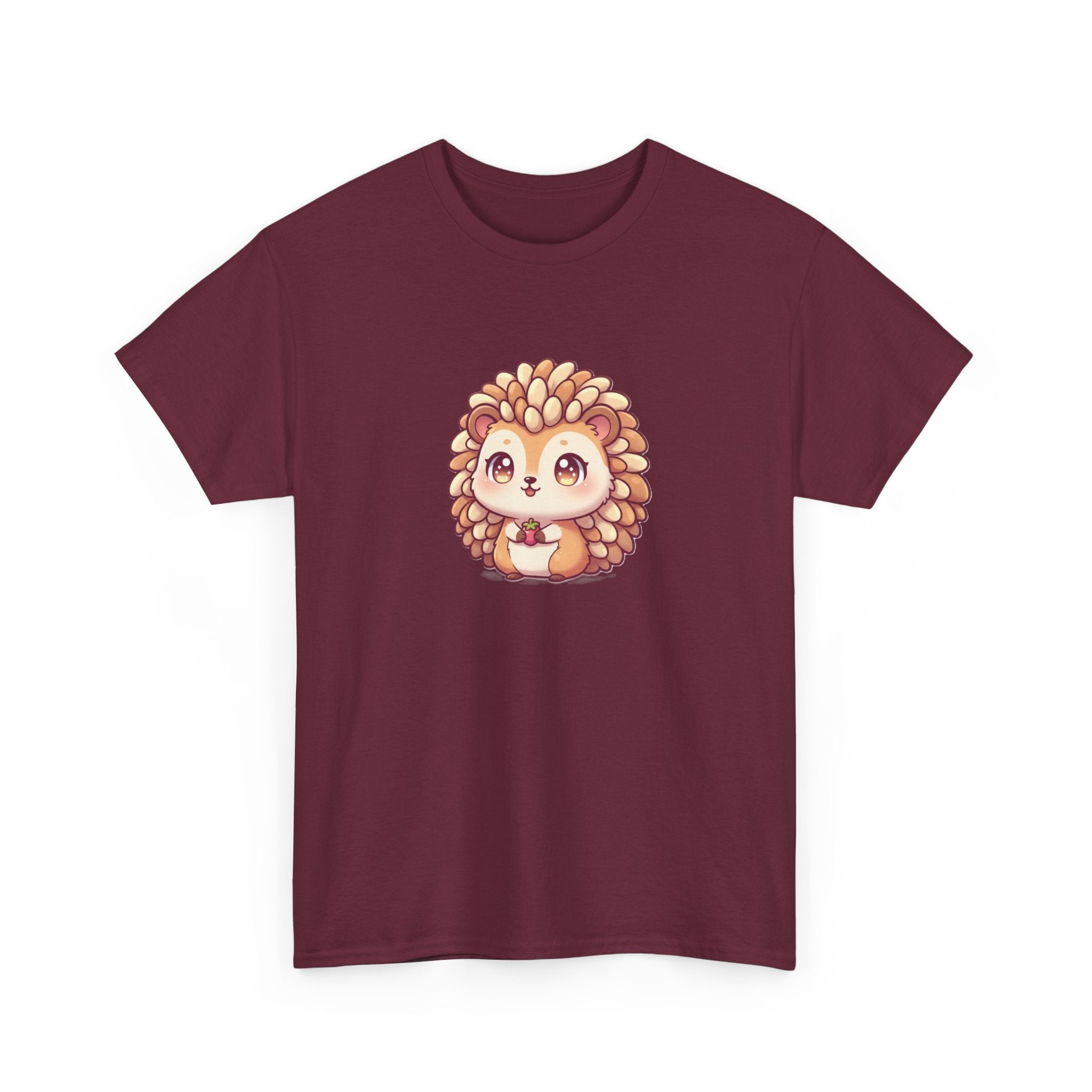 Cute Hedgehog T‑Shirt — Kawaii Woodland Animal Tee - Adult