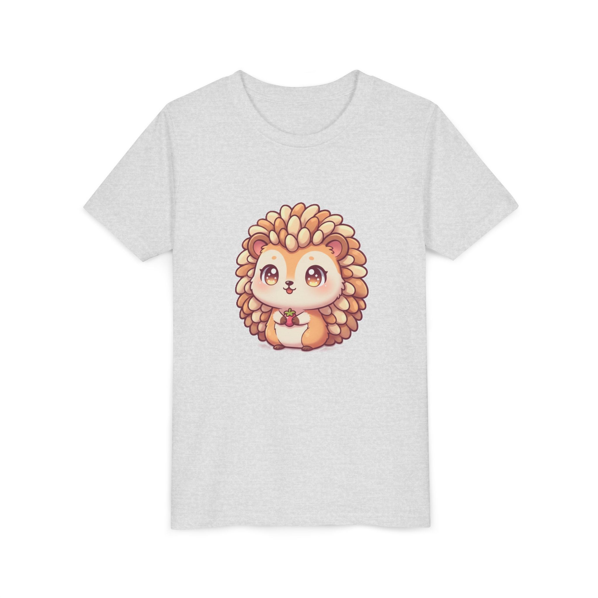 Cute Hedgehog Youth Tee — Adorable Cartoon Woodland Animal Kids Shirt