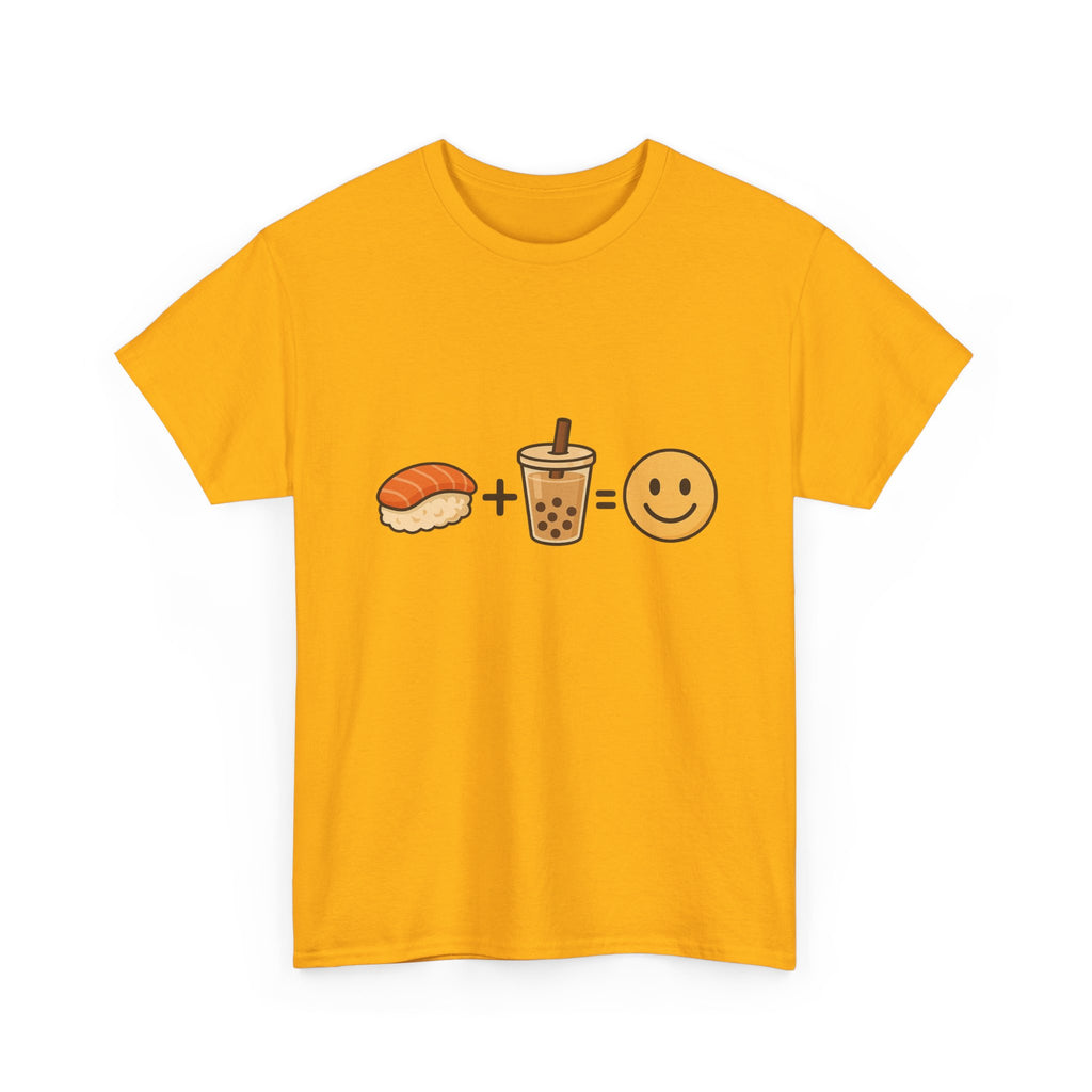 Sushi + Boba = Happy Tee - Adult
