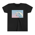 Anteater Eating Ice Cream Kids Tee — Cute Pastel Animal Graphic Youth T-Shirt - Kids