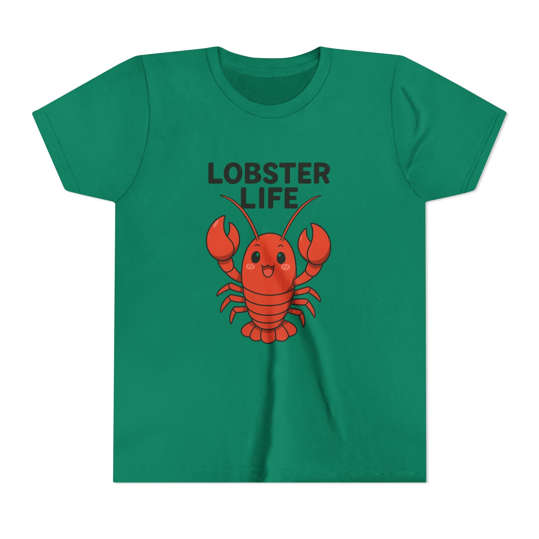 Youth Tee — Cute "Lobster Life" Kids T-Shirt (Summer Beach Shirt)