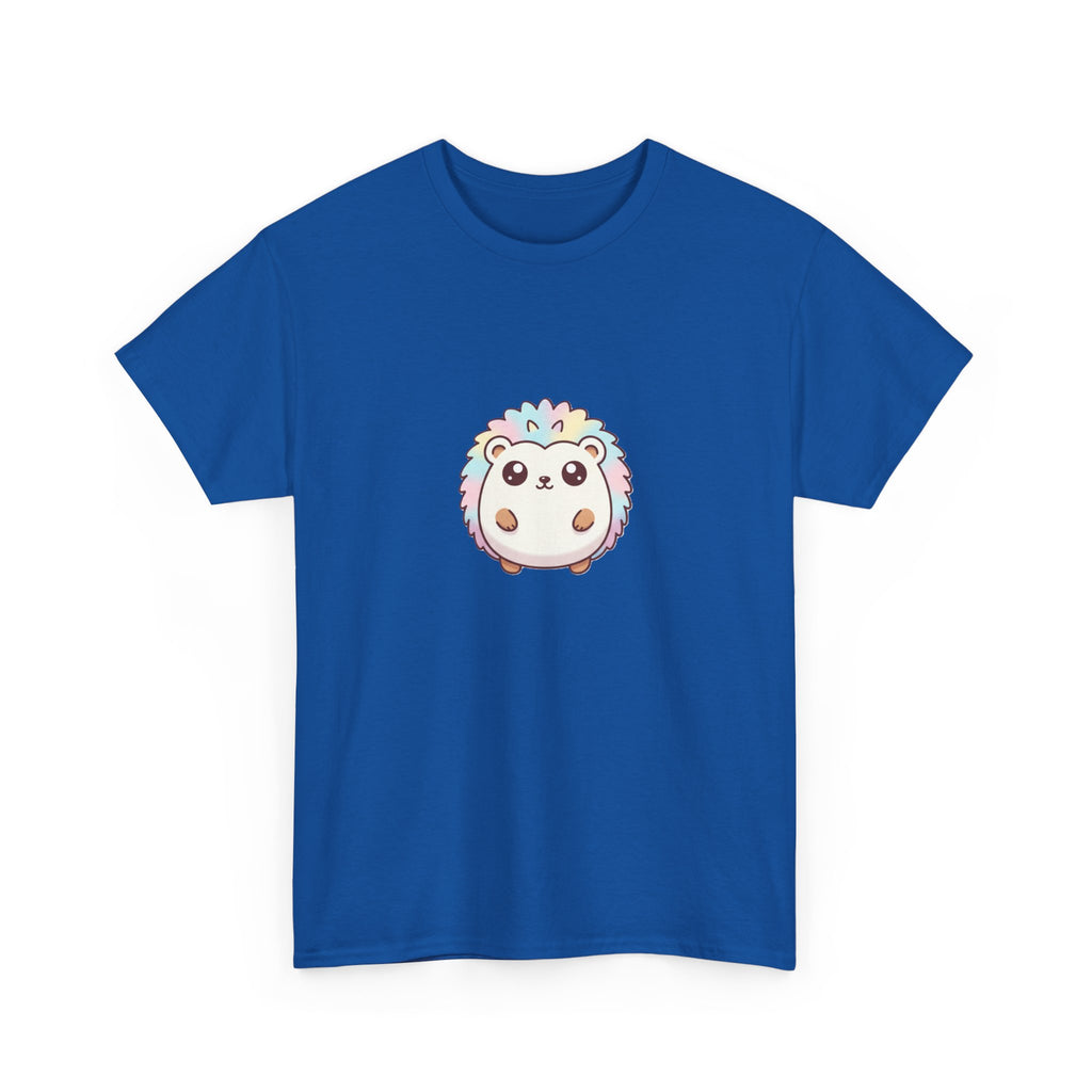 Cute Rainbow Hedgehog T-Shirt — Kawaii Animal Graphic Tee - Adult