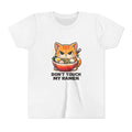 Youth Tee - “Don't Touch My Ramen” Cute Cat Ramen Bowl Shirt