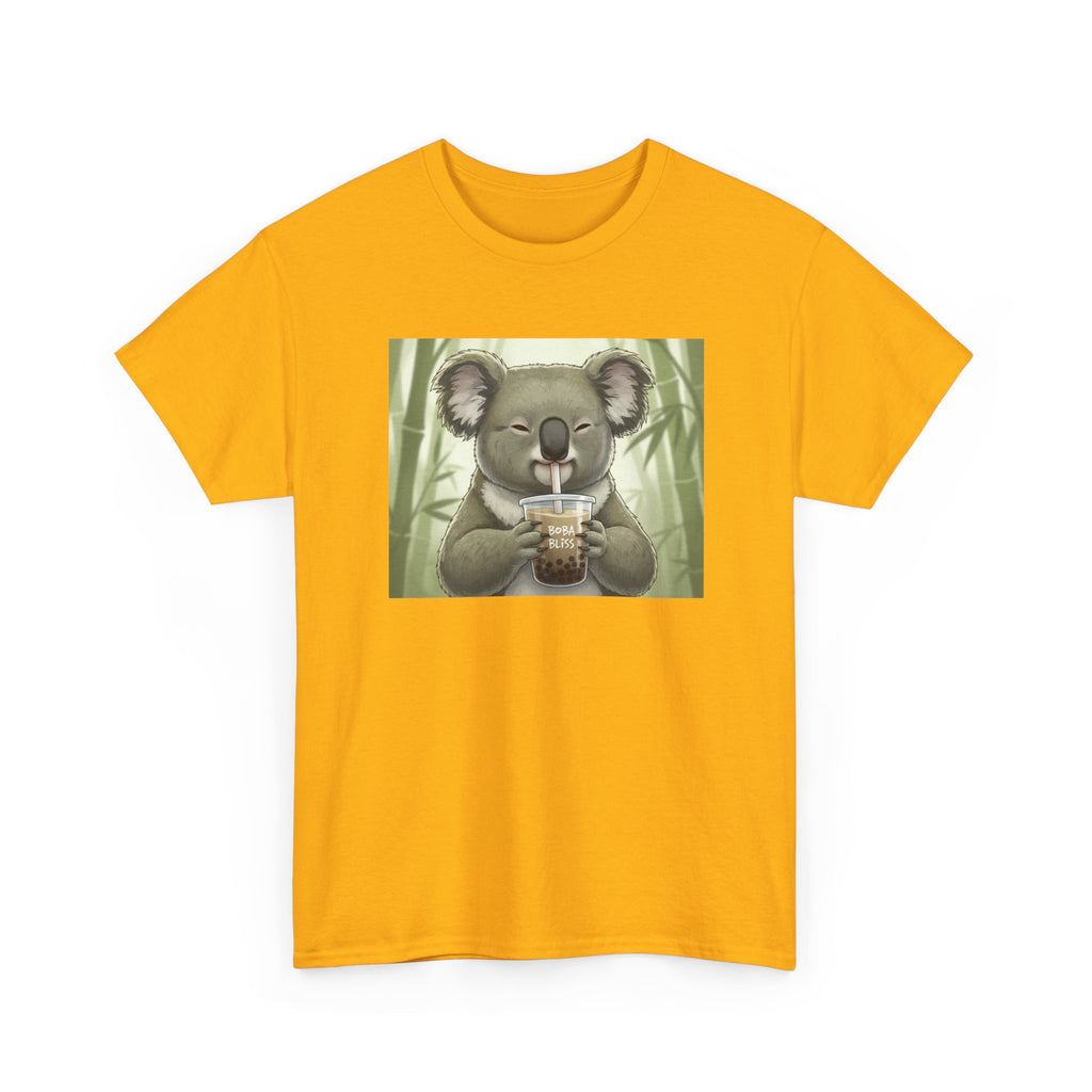 Koala Bubble Tea T‑Shirt — Cute Koala Drinking Boba Graphic Tee - Adult