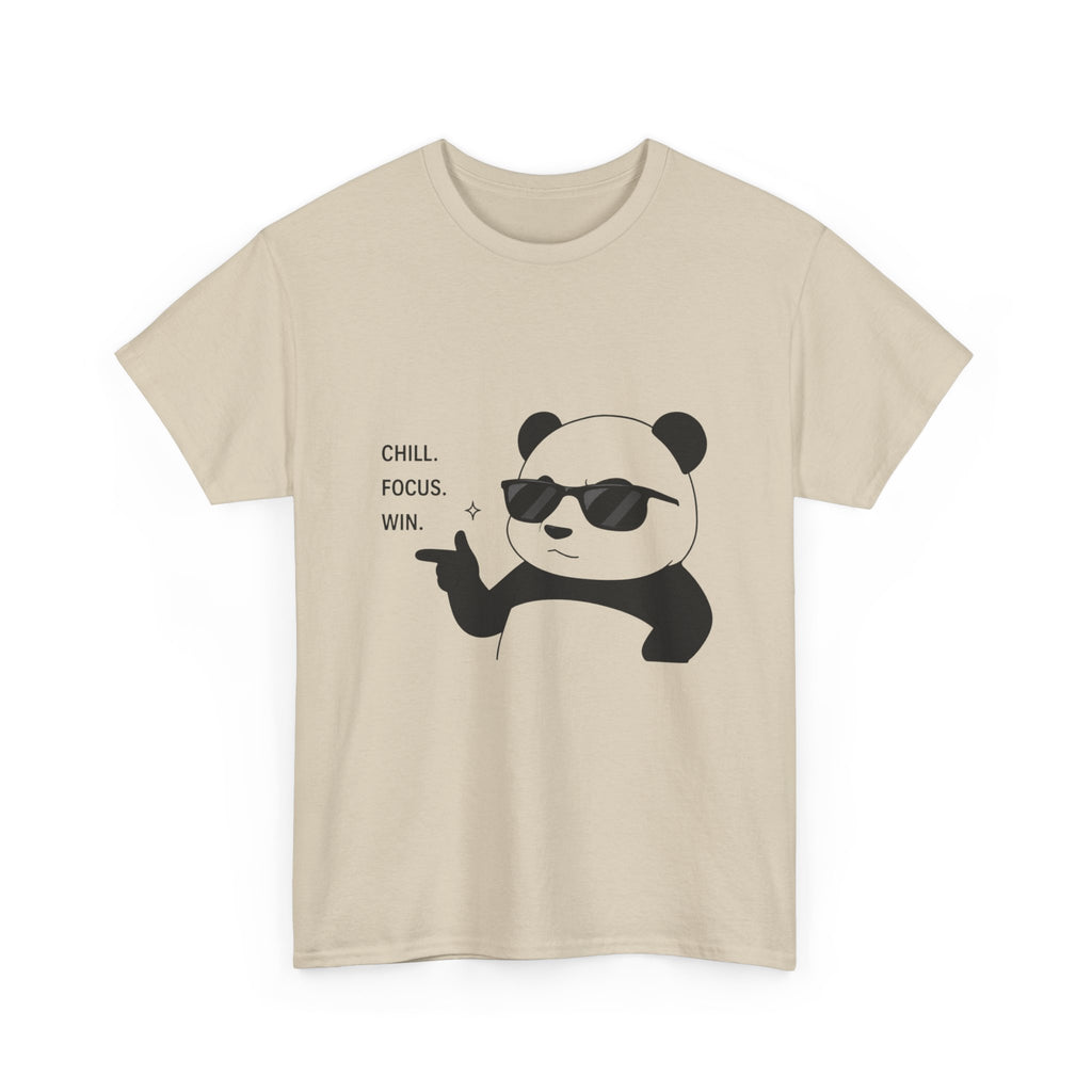 Panda 'Chill. Focus. Win.' T-Shirt - Adult