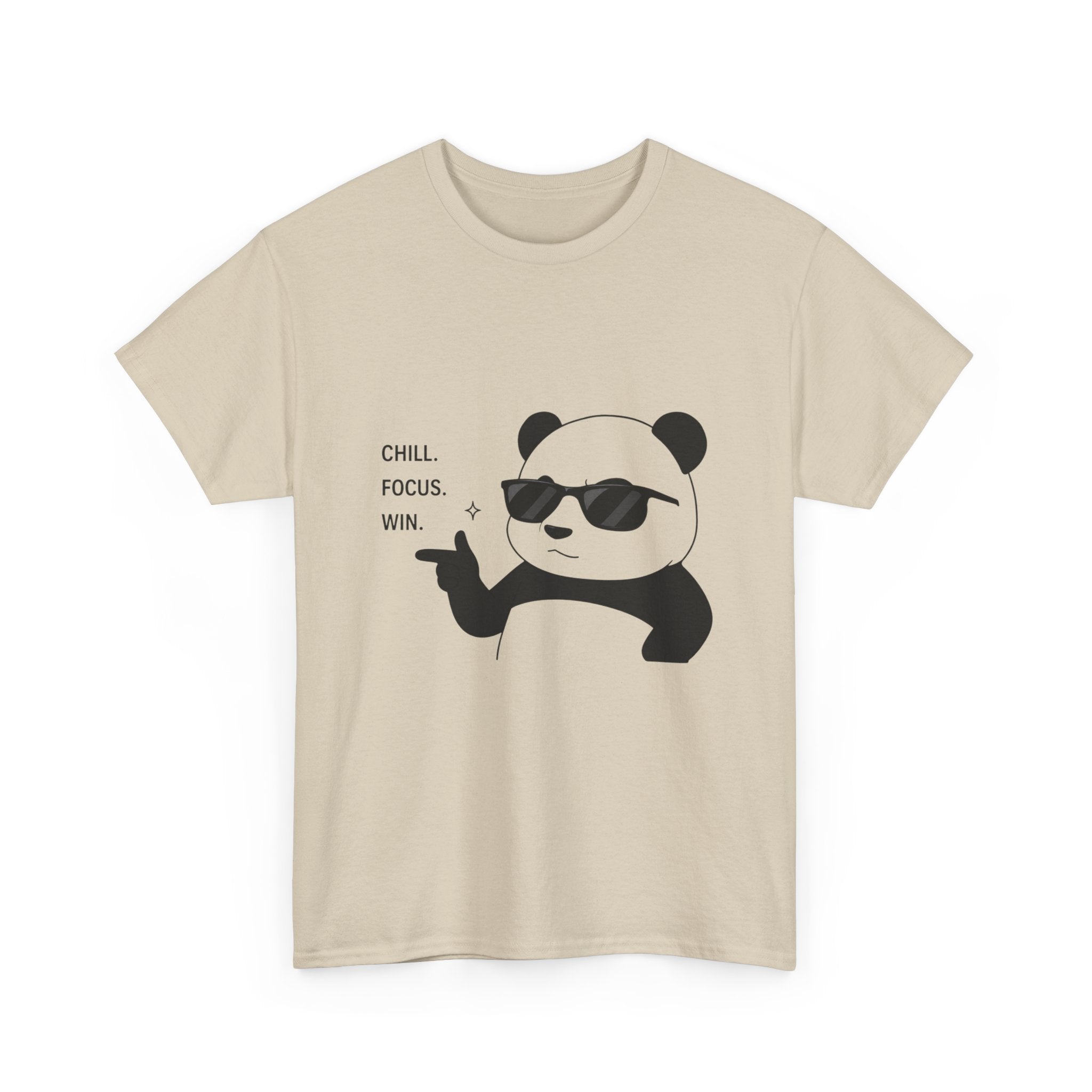 Panda 'Chill. Focus. Win.' T-Shirt - Adult