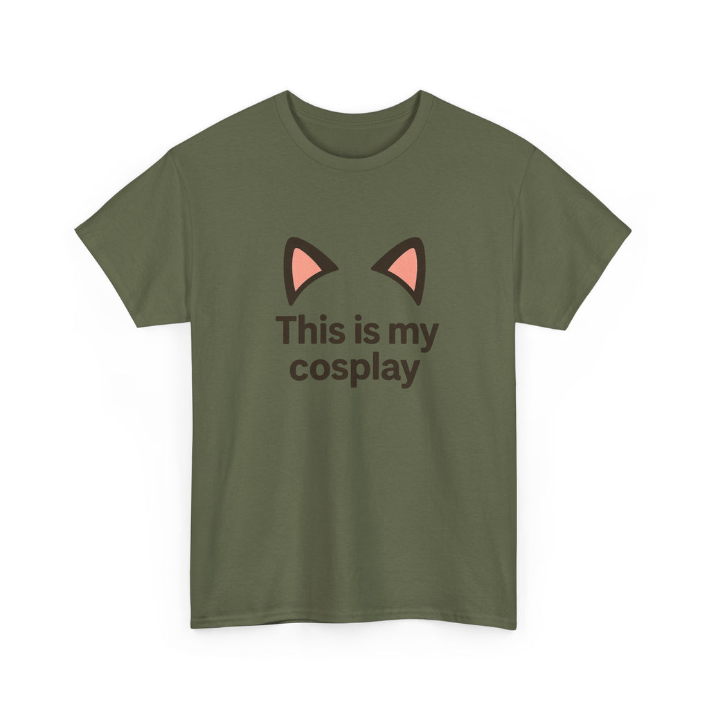 Cat Ear 'This Is My Cosplay' T-Shirt - Adult