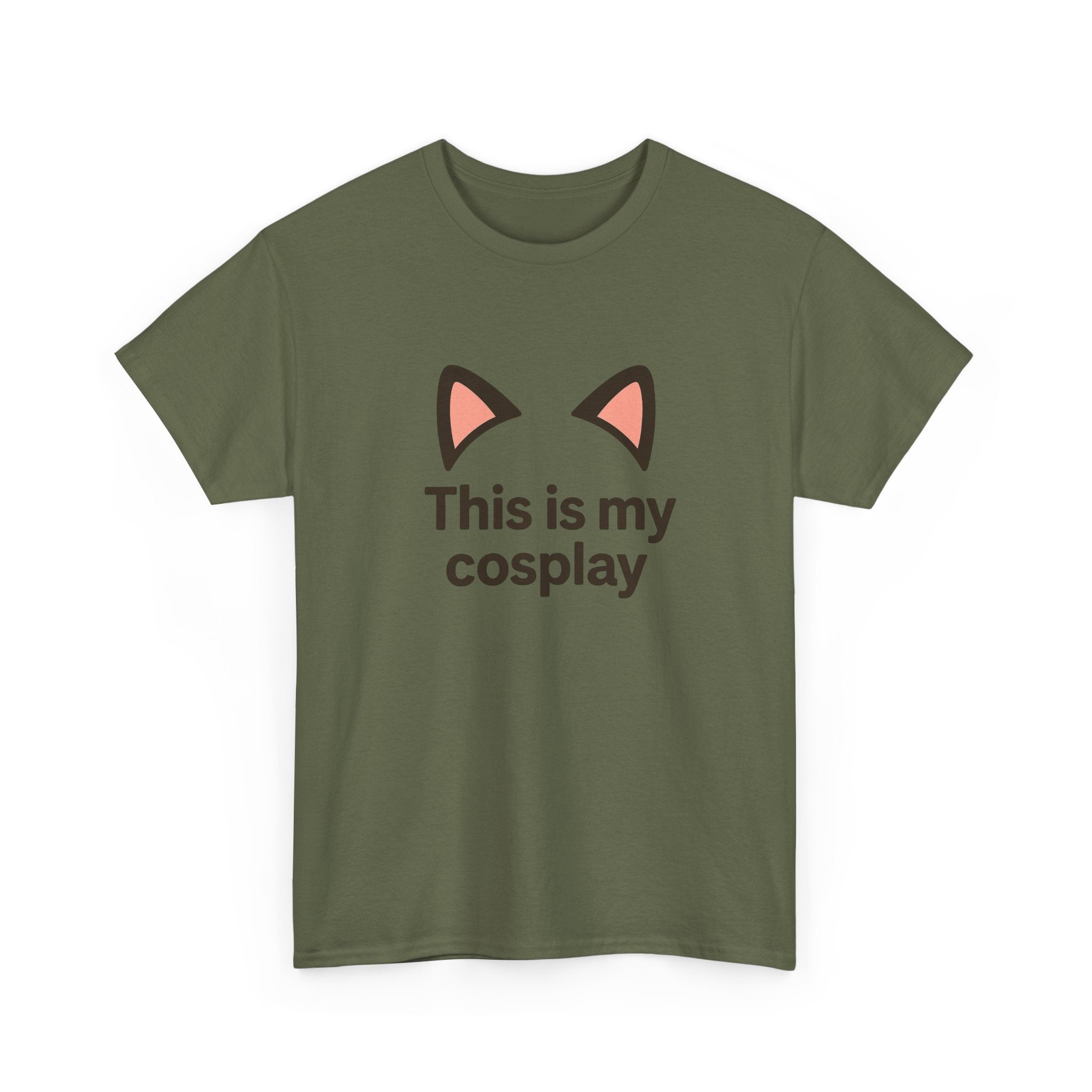 Cat Ear 'This Is My Cosplay' T-Shirt - Adult