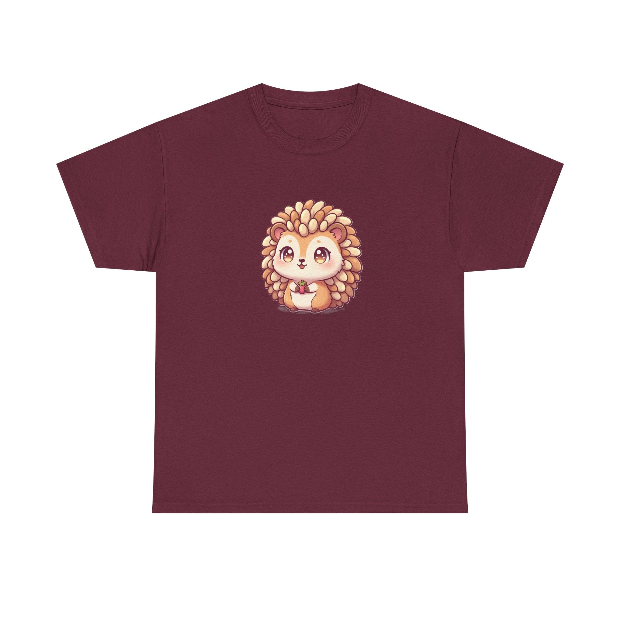 Cute Hedgehog T‑Shirt — Kawaii Woodland Animal Tee - Adult