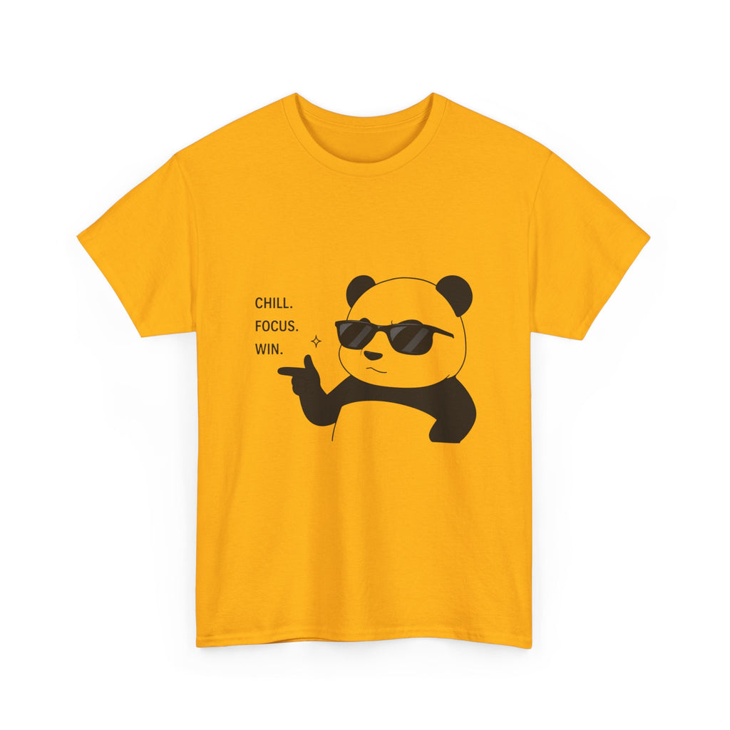 Panda 'Chill. Focus. Win.' T-Shirt - Adult
