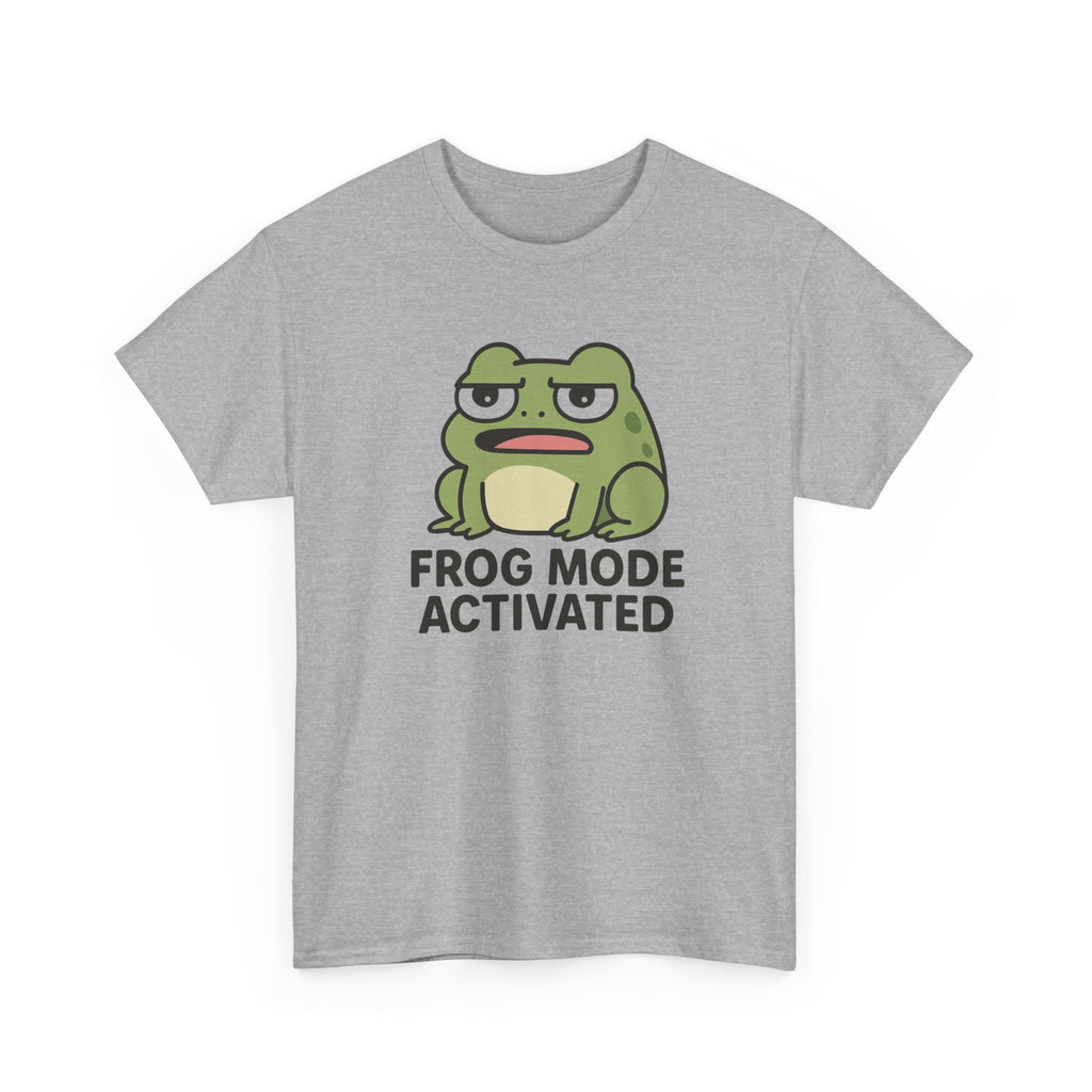 Frog Mode Activated T-Shirt — Cute Cartoon Frog Graphic Tee - Adult