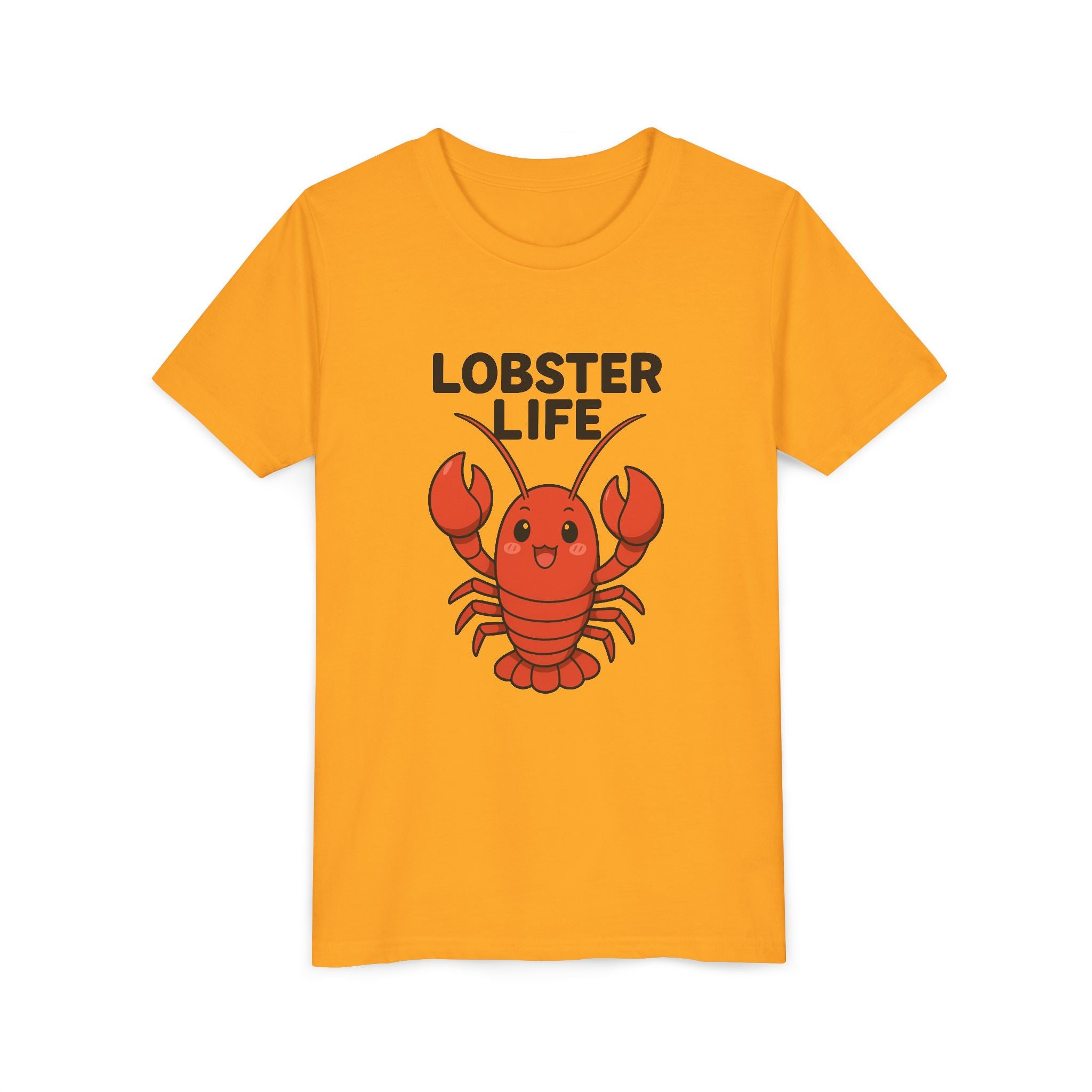 Youth Tee — Cute "Lobster Life" Kids T-Shirt (Summer Beach Shirt)