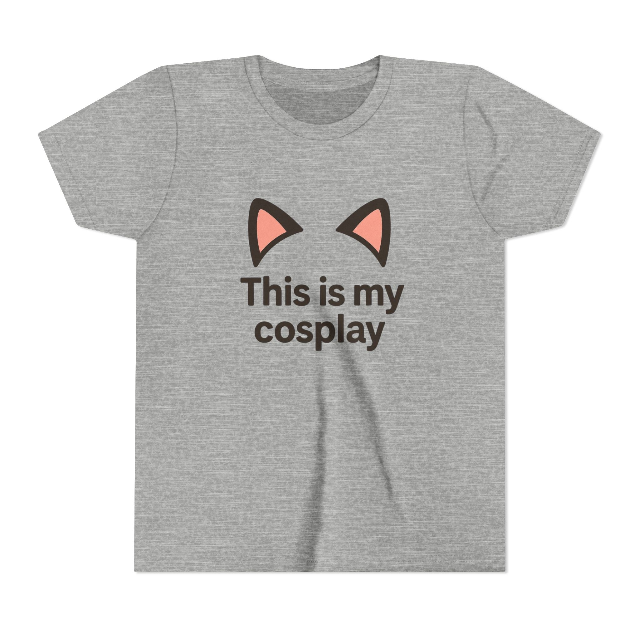 Youth Tee — "This Is My Cosplay" Cat Ear Graphic