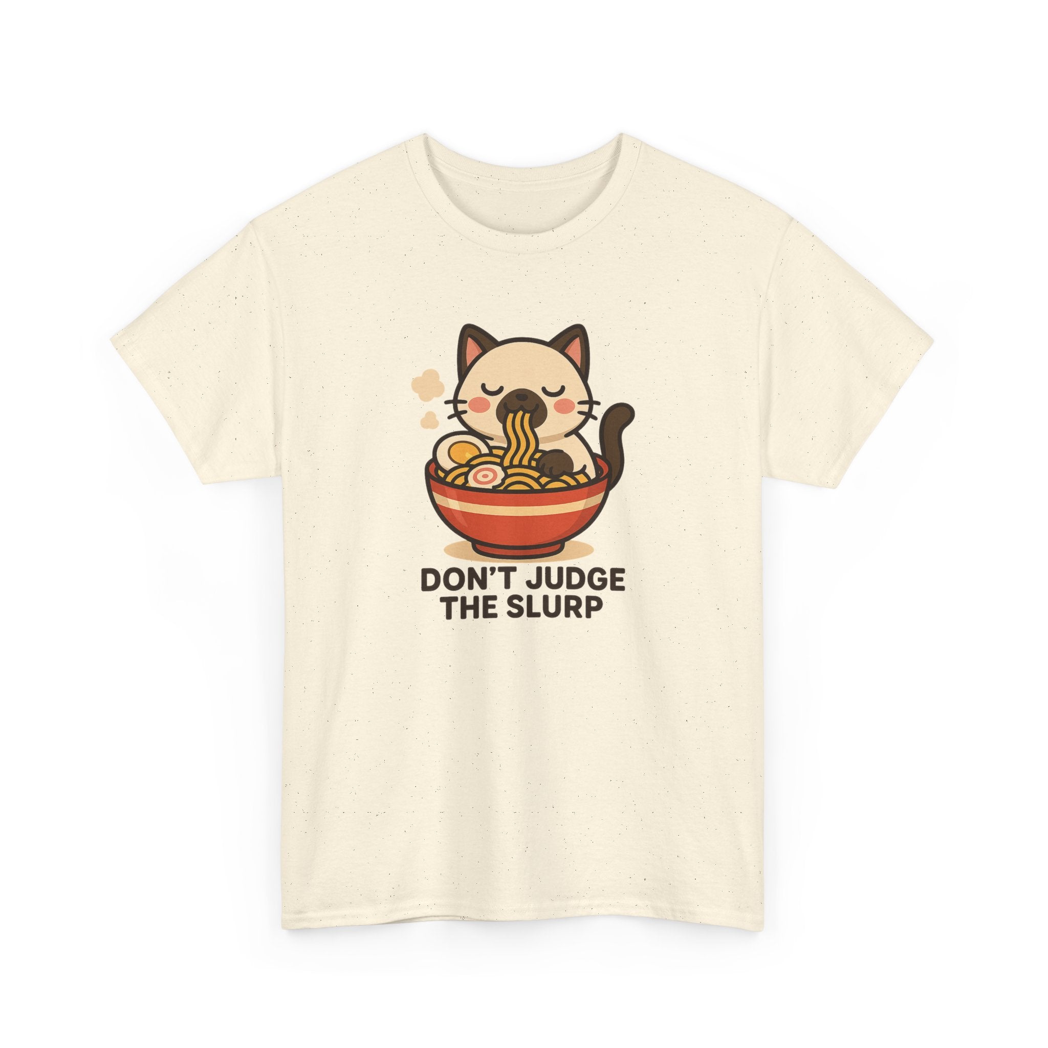 Don’t Judge The Slurp Cat Ramen Tee - Adult
