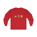 Sushi + Boba = Happy Long Sleeve Tee - Adult