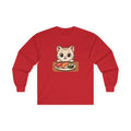 Cat Sushi Lover Long Sleeve Tee - Adult