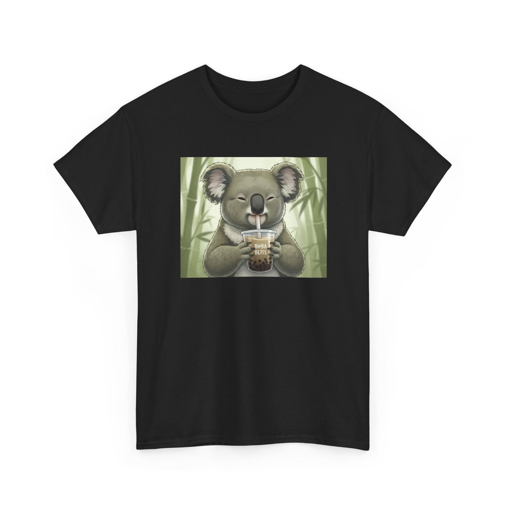 Koala Bubble Tea T‑Shirt — Cute Koala Drinking Boba Graphic Tee - Adult
