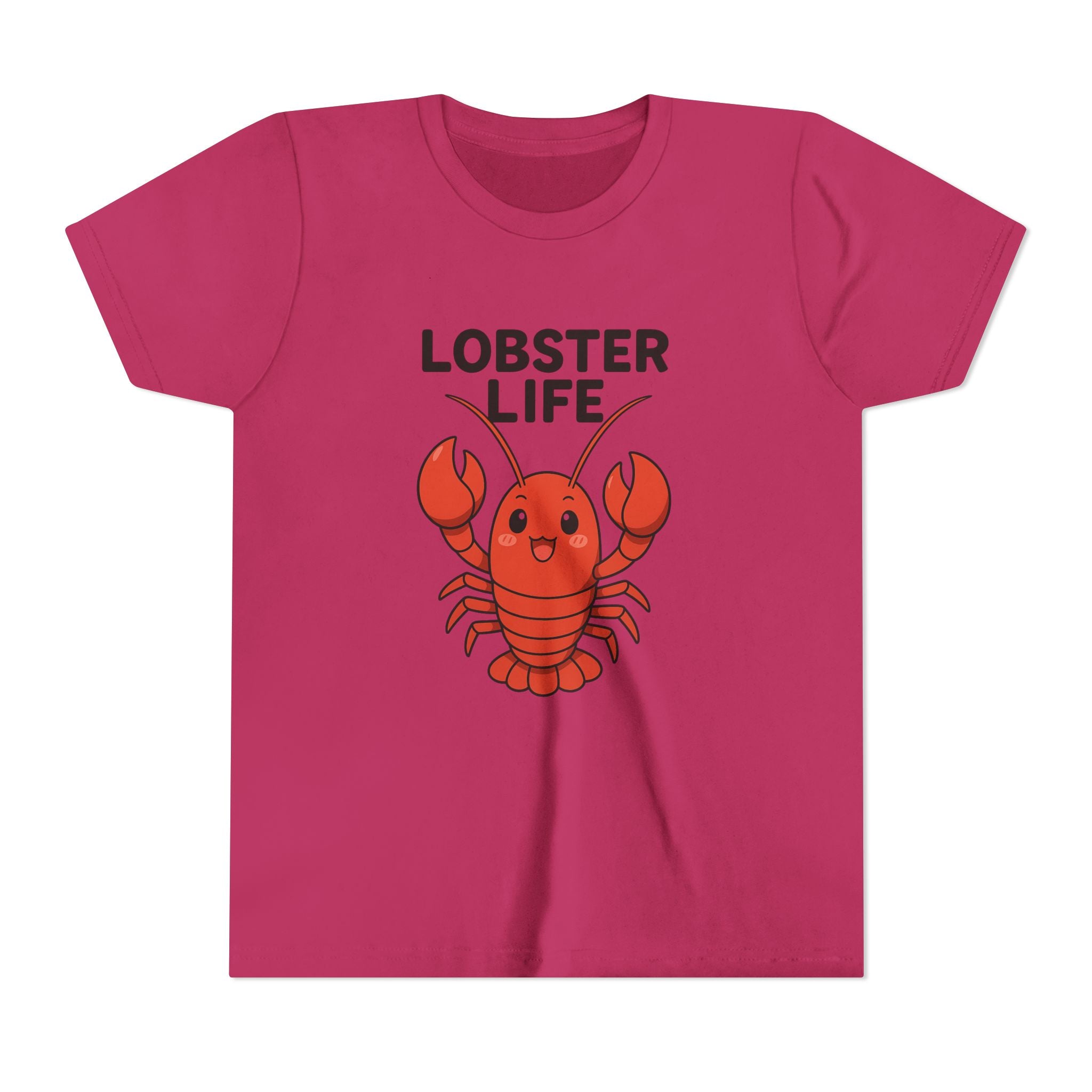 Youth Tee — Cute "Lobster Life" Kids T-Shirt (Summer Beach Shirt)