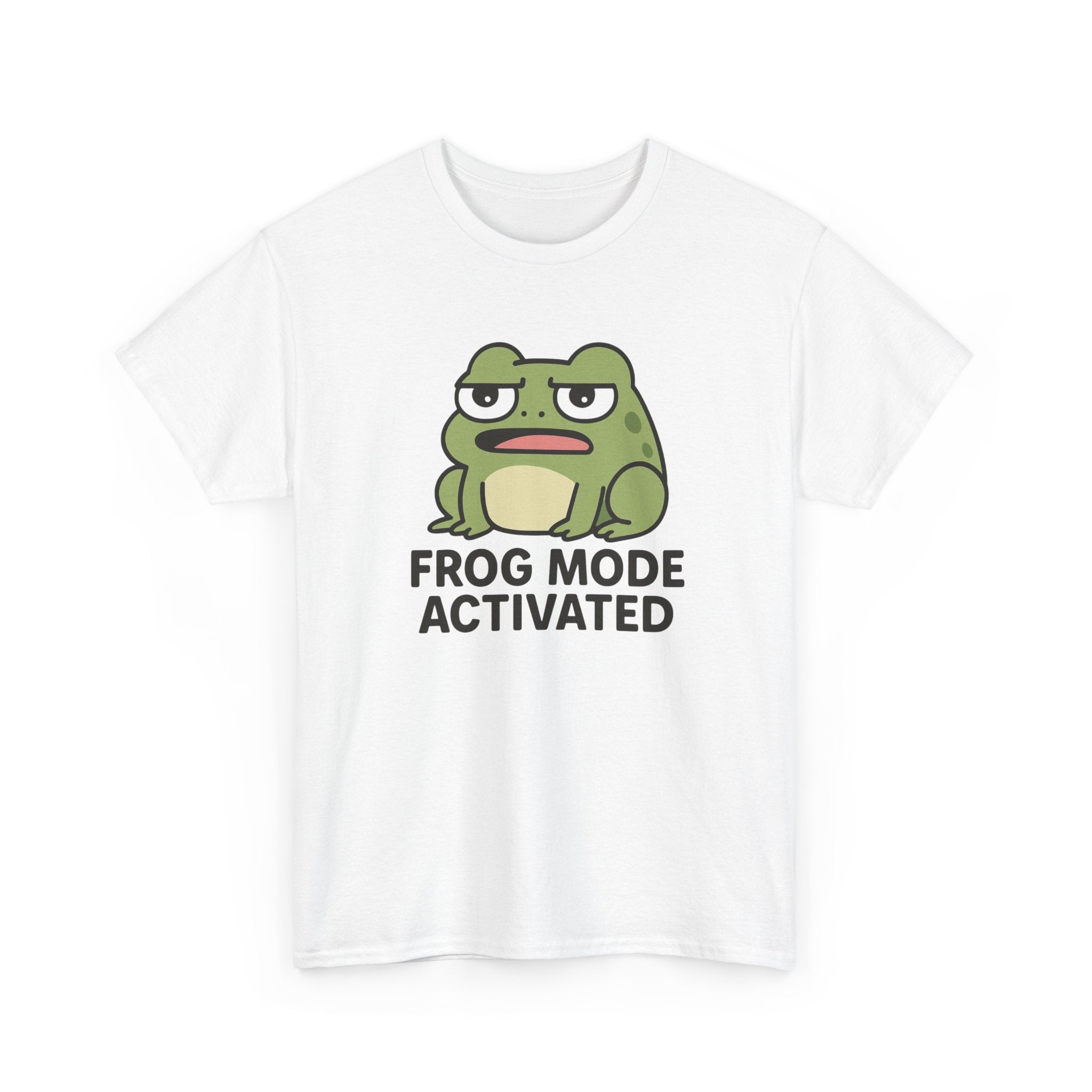 Frog Mode Activated T-Shirt — Cute Cartoon Frog Graphic Tee - Adult