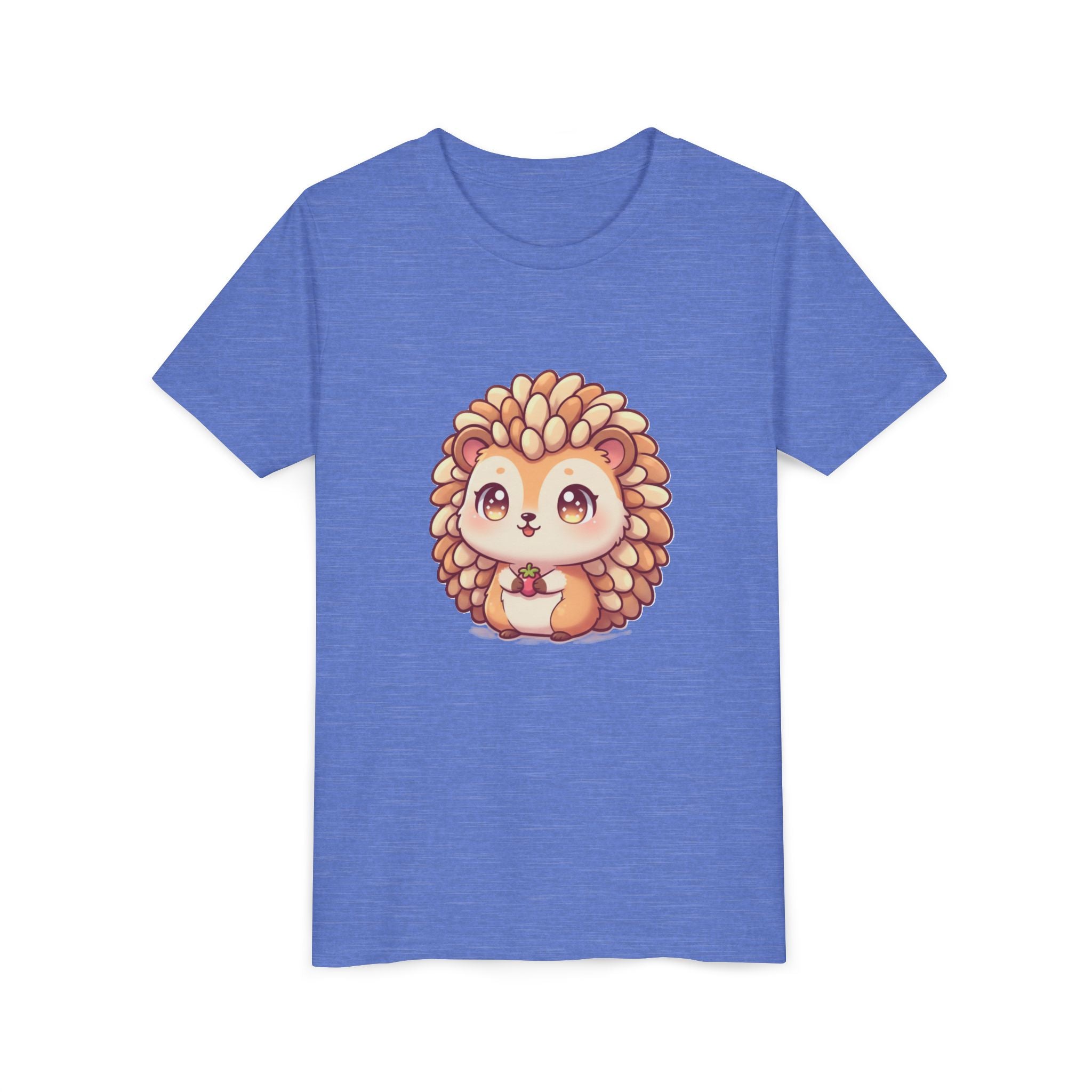 Cute Hedgehog Youth Tee — Adorable Cartoon Woodland Animal Kids Shirt