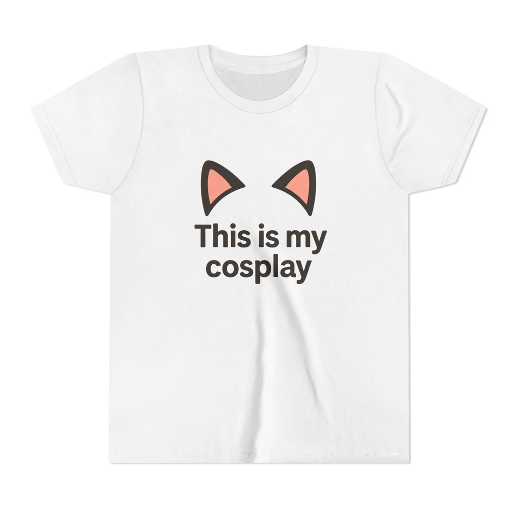 Youth Tee — "This Is My Cosplay" Cat Ear Graphic