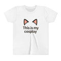 Youth Tee — "This Is My Cosplay" Cat Ear Graphic
