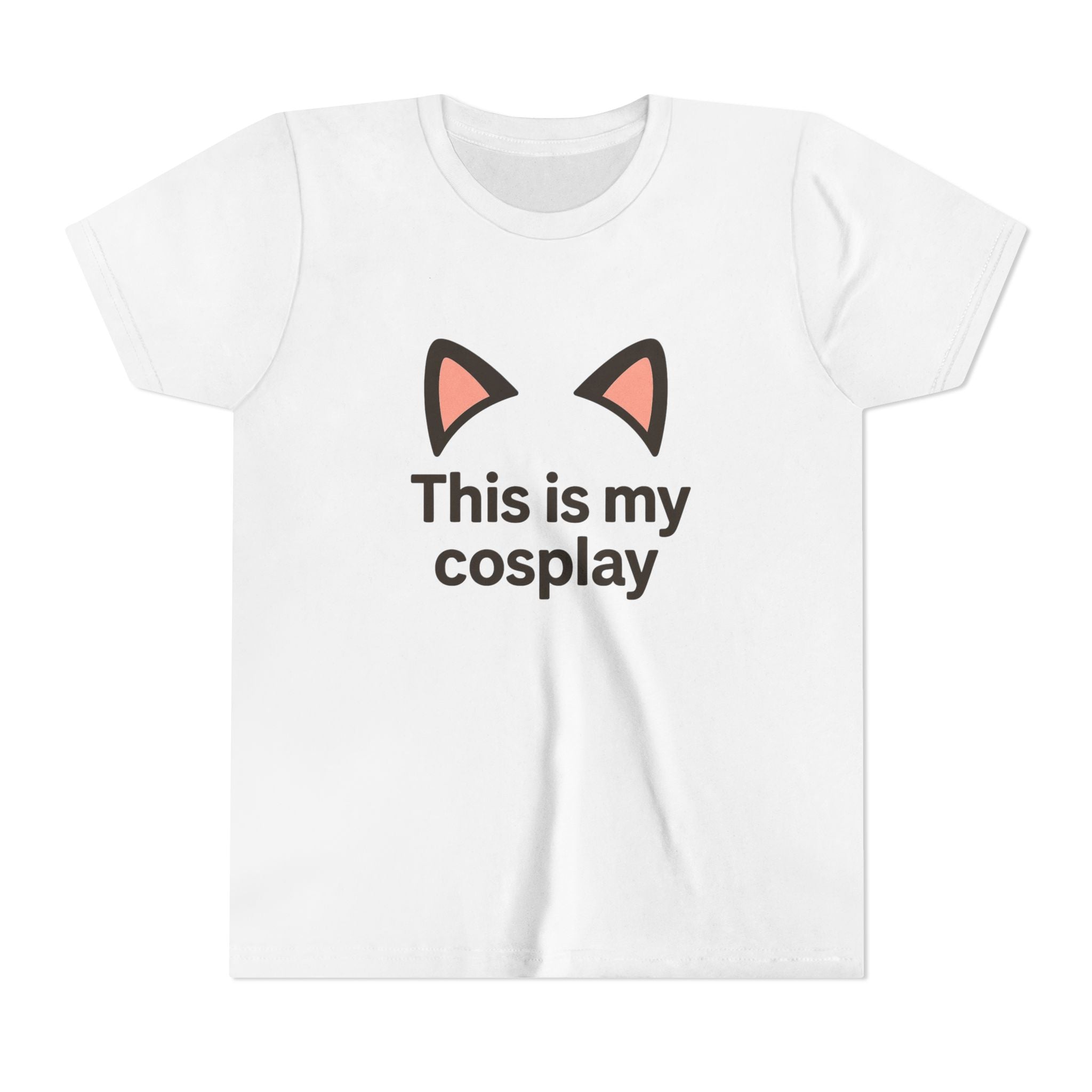 Youth Tee — "This Is My Cosplay" Cat Ear Graphic