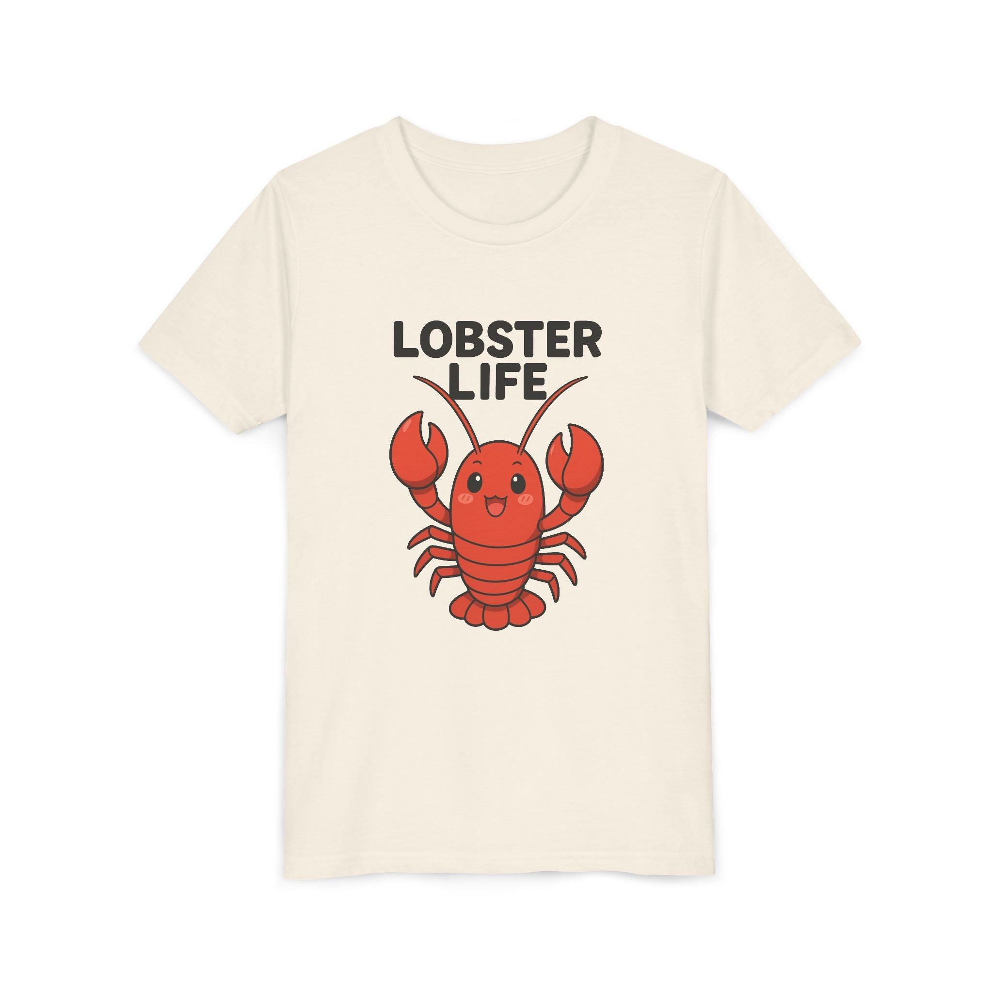 Youth Tee — Cute "Lobster Life" Kids T-Shirt (Summer Beach Shirt)