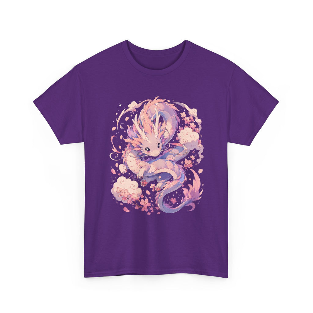 Dragon Fox Tee — Pastel Mythical Creature Graphic Shirt - Adult