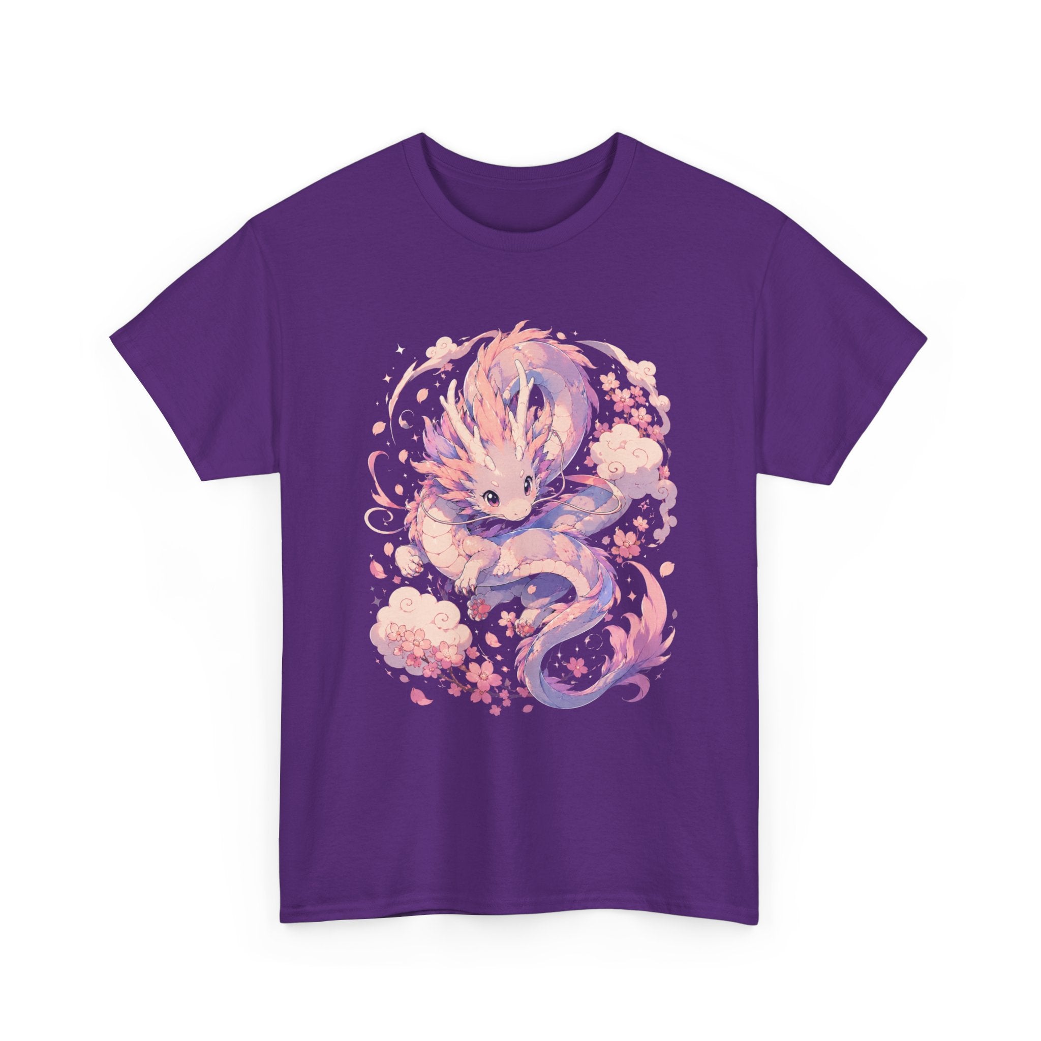 Dragon Fox Tee — Pastel Mythical Creature Graphic Shirt - Adult