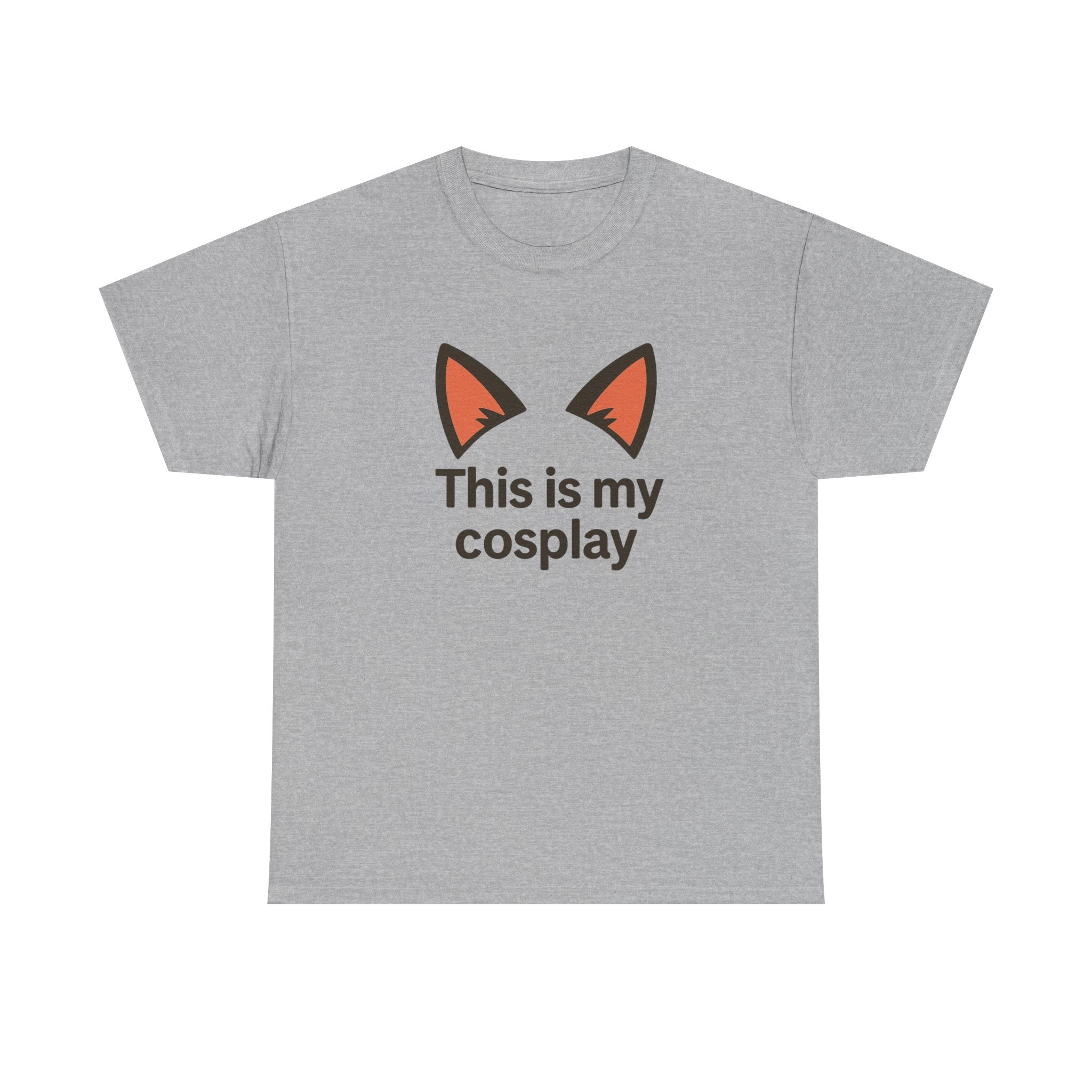 Cosplay Tee — "This is my cosplay" Fox Ear Graphic T-Shirt - Adult
