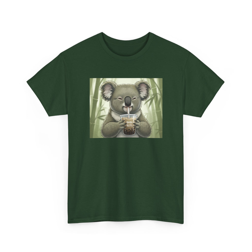Koala Bubble Tea T‑Shirt — Cute Koala Drinking Boba Graphic Tee - Adult