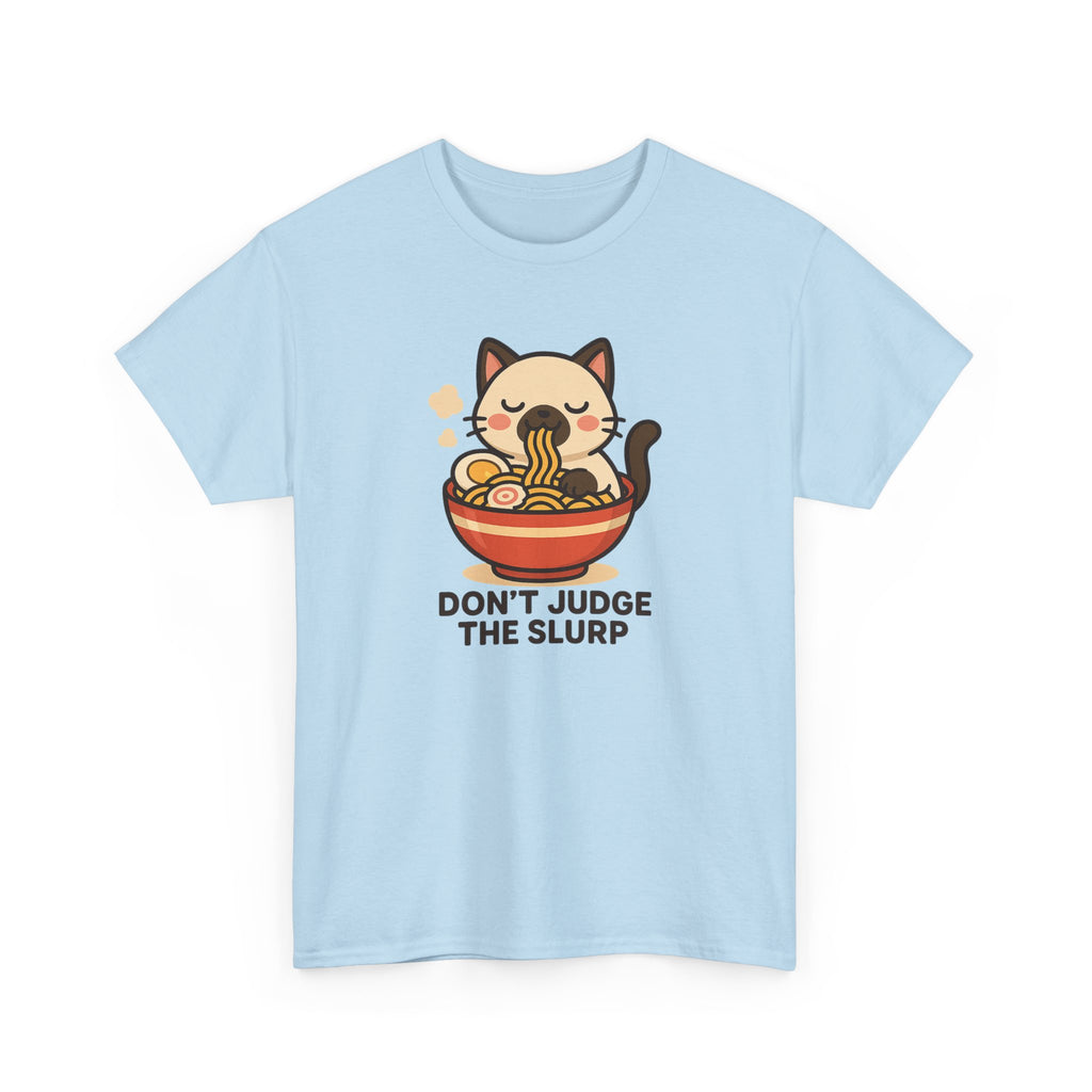 Don’t Judge The Slurp Cat Ramen Tee - Adult