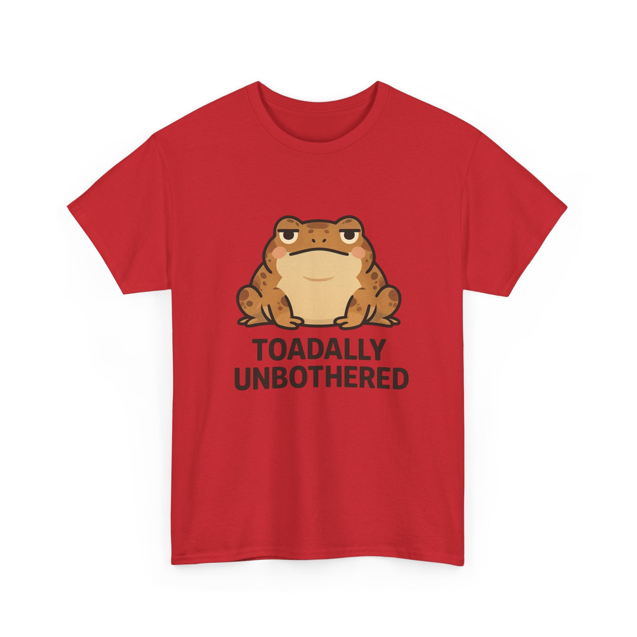 Toadally Unbothered T-Shirt — Cute Relaxed Frog Graphic Tee - Adult