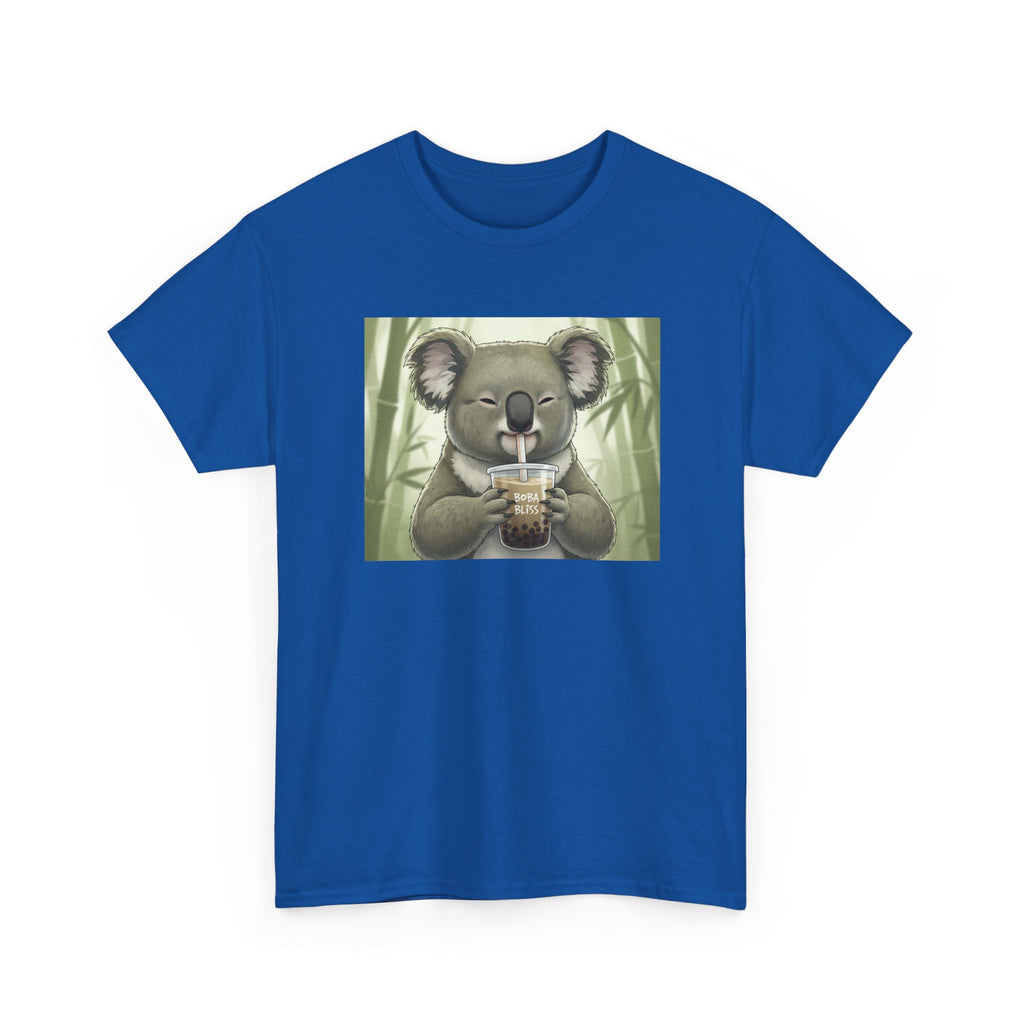 Koala Bubble Tea T‑Shirt — Cute Koala Drinking Boba Graphic Tee - Adult