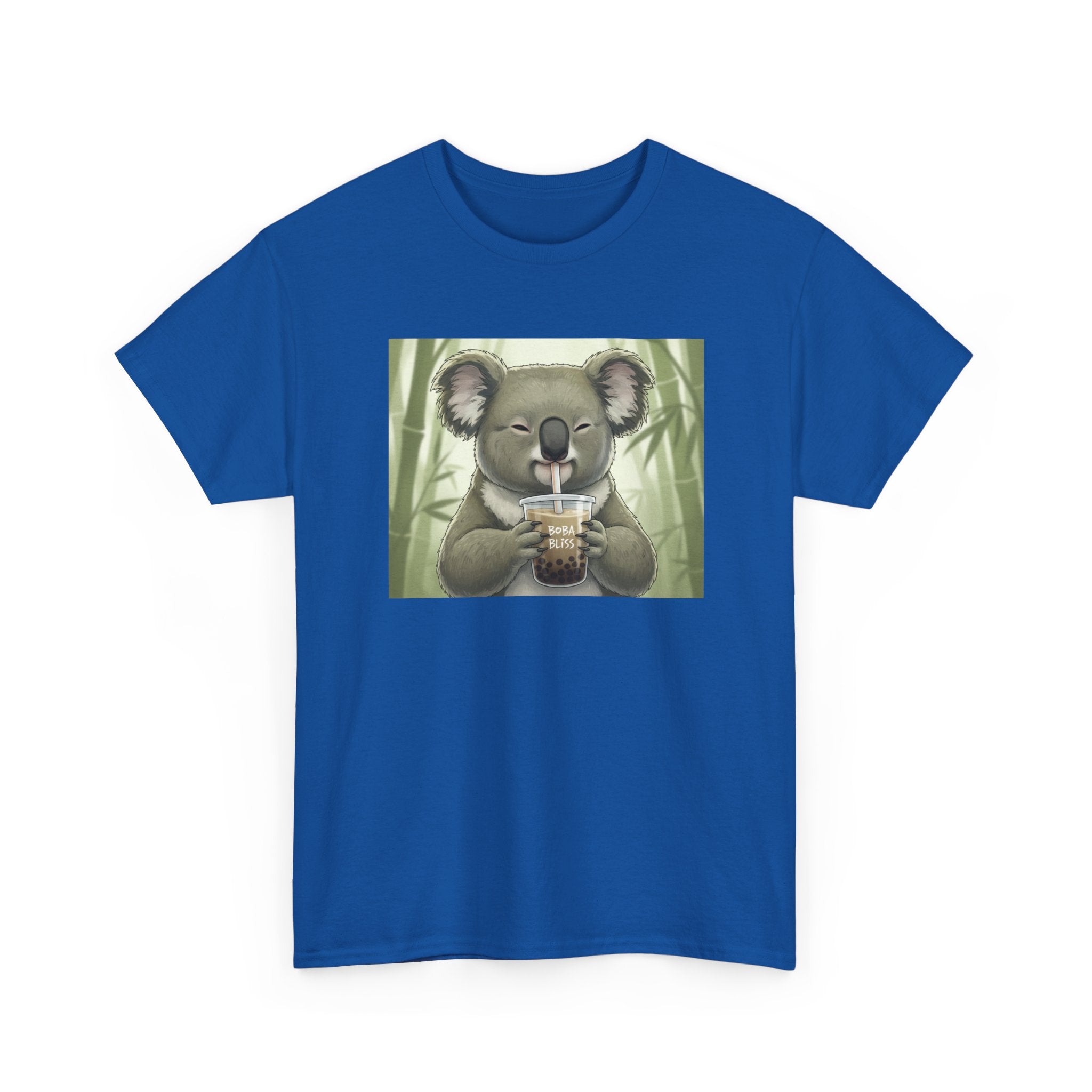 Koala Bubble Tea T‑Shirt — Cute Koala Drinking Boba Graphic Tee - Adult