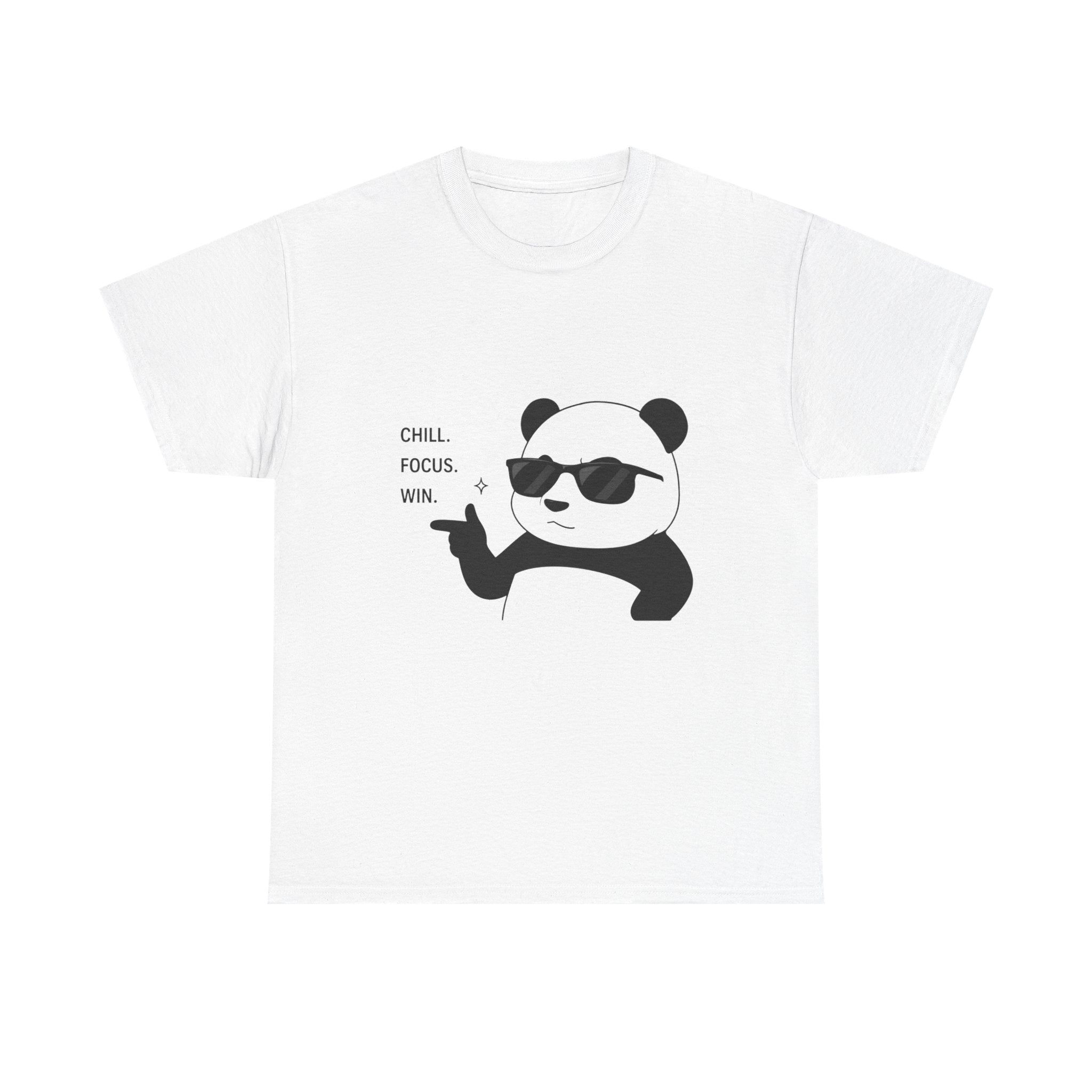 Panda 'Chill. Focus. Win.' T-Shirt - Adult