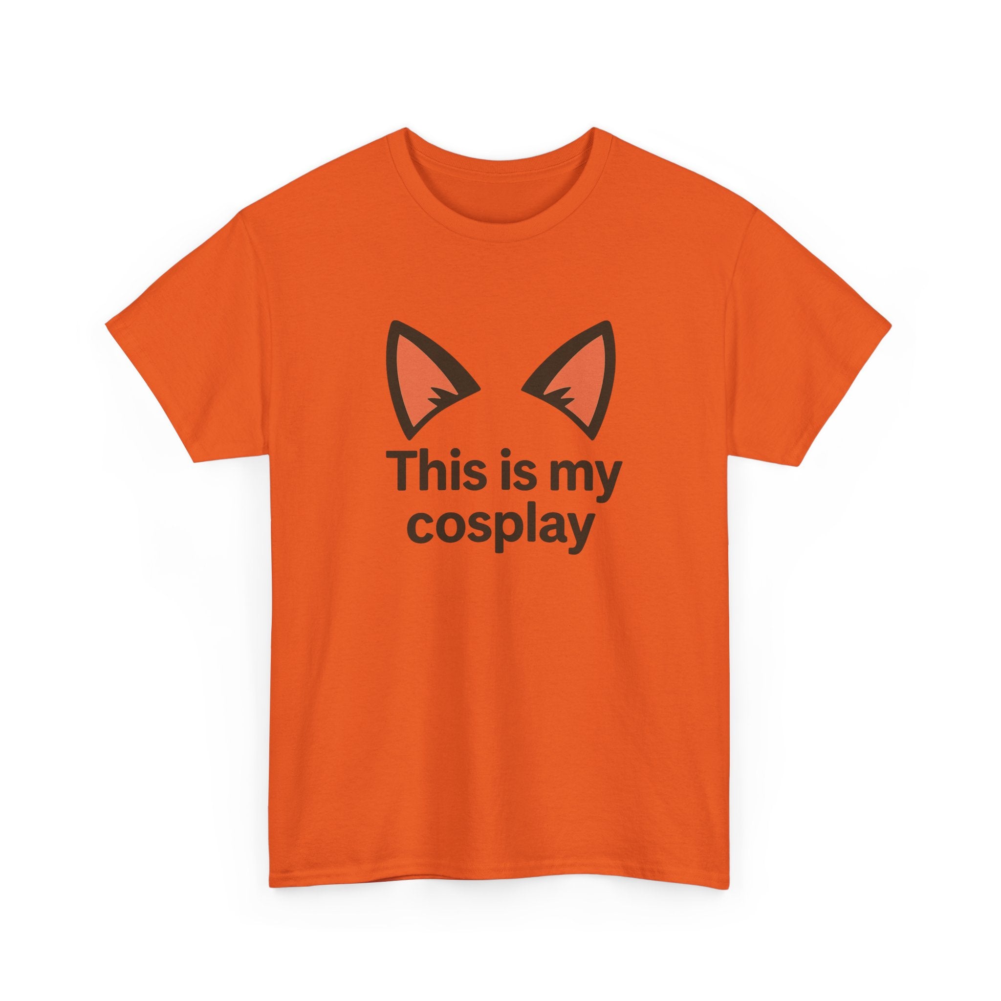 Cosplay Tee — "This is my cosplay" Fox Ear Graphic T-Shirt - Adult
