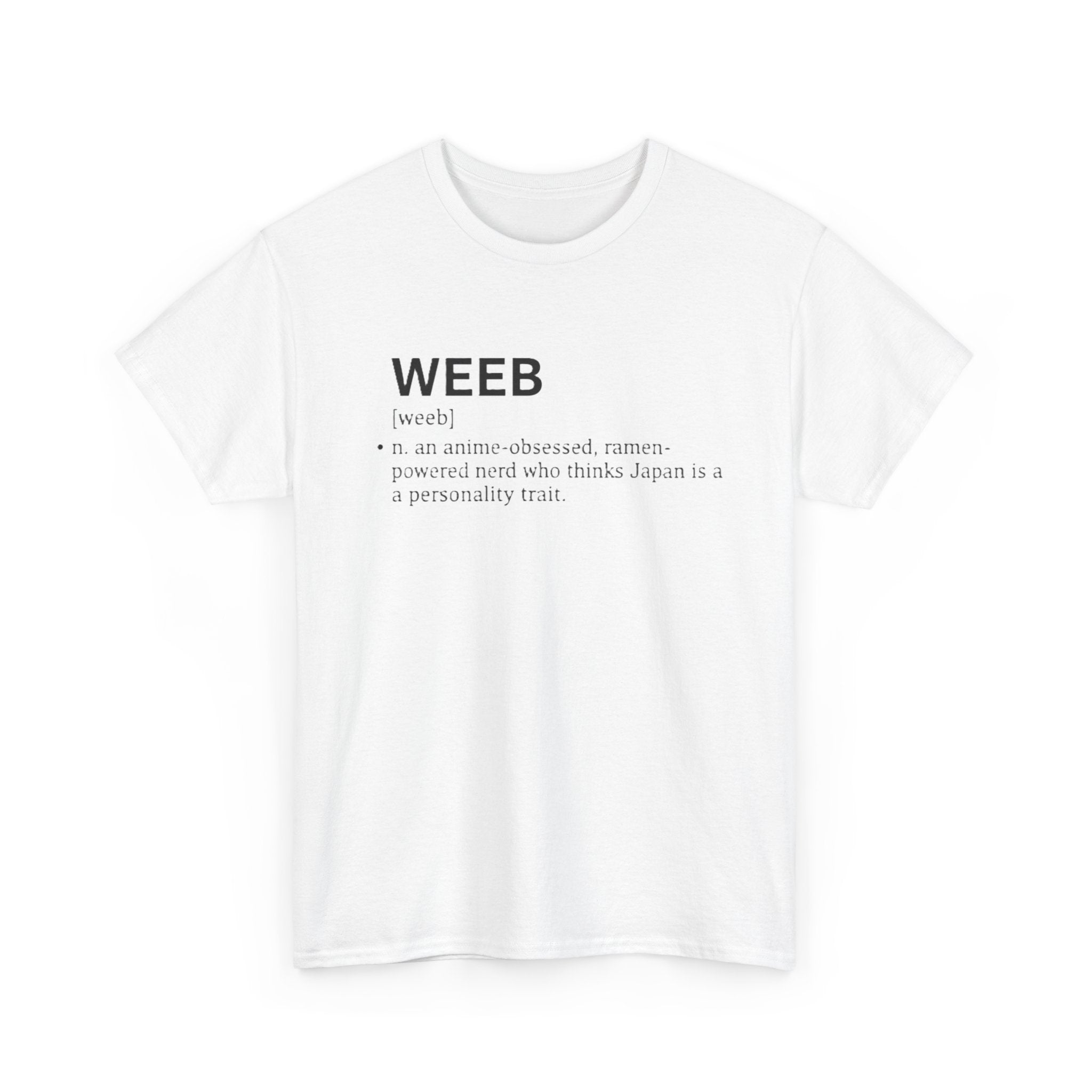 Weeb Definition T-Shirt — Funny Anime Lover Tee - Adult