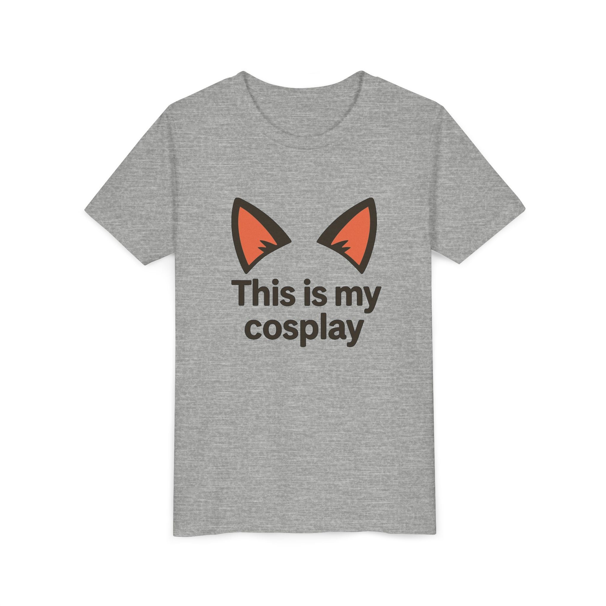 Youth Tee — "This Is My Cosplay" Fox Ear Costume Shirt