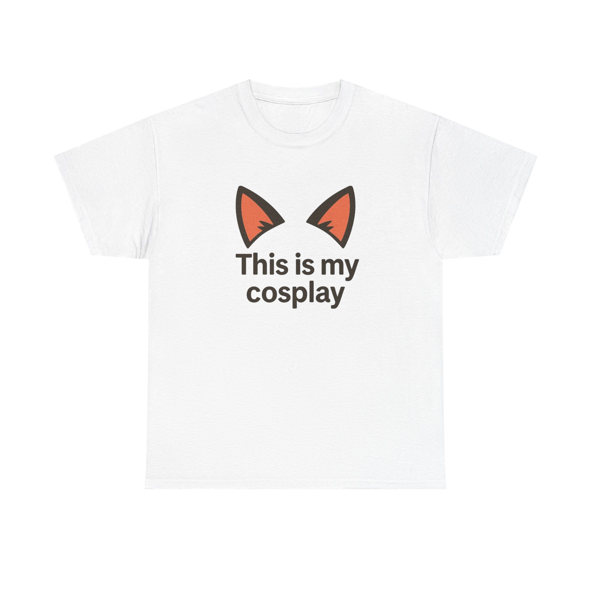 Cosplay Tee — "This is my cosplay" Fox Ear Graphic T-Shirt - Adult