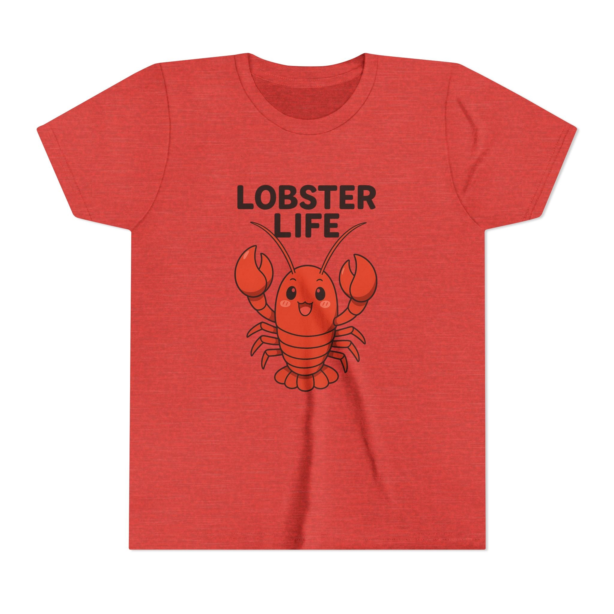 Youth Tee — Cute "Lobster Life" Kids T-Shirt (Summer Beach Shirt)