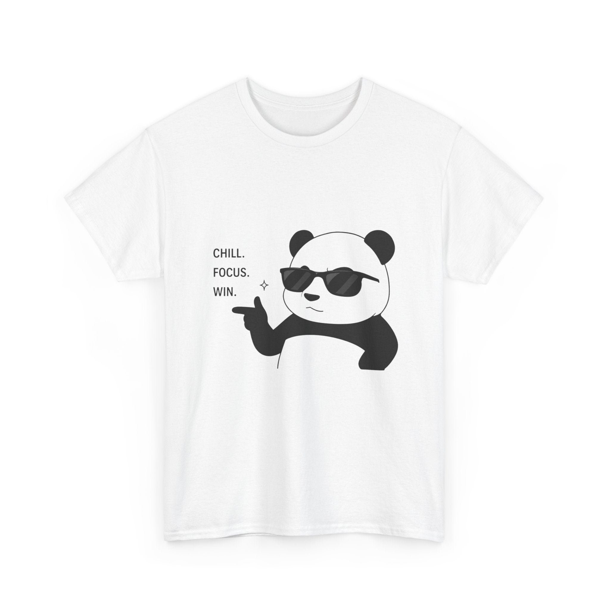 Panda 'Chill. Focus. Win.' T-Shirt - Adult