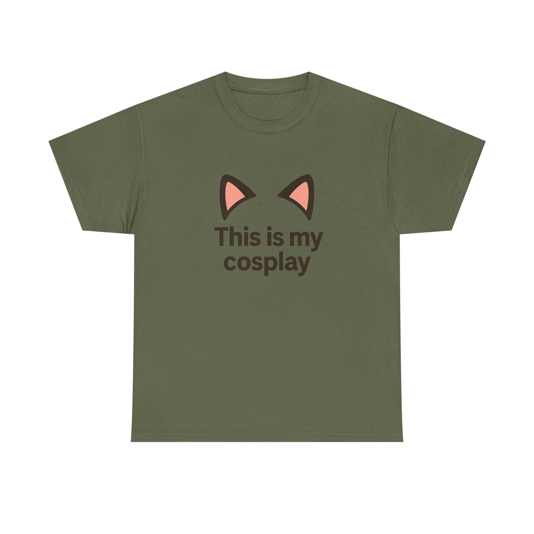 Cat Ear 'This Is My Cosplay' T-Shirt - Adult