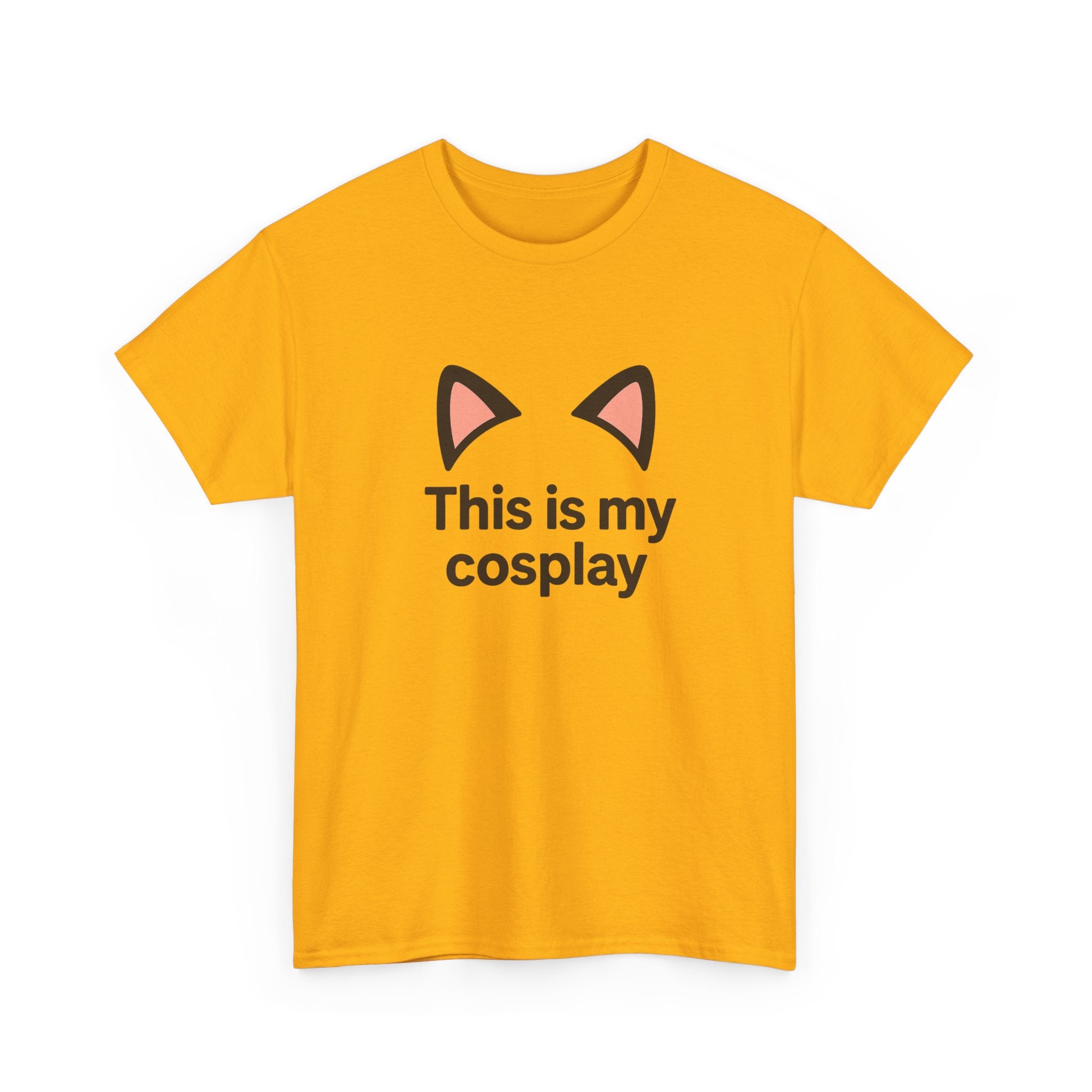 Cat Ear 'This Is My Cosplay' T-Shirt - Adult