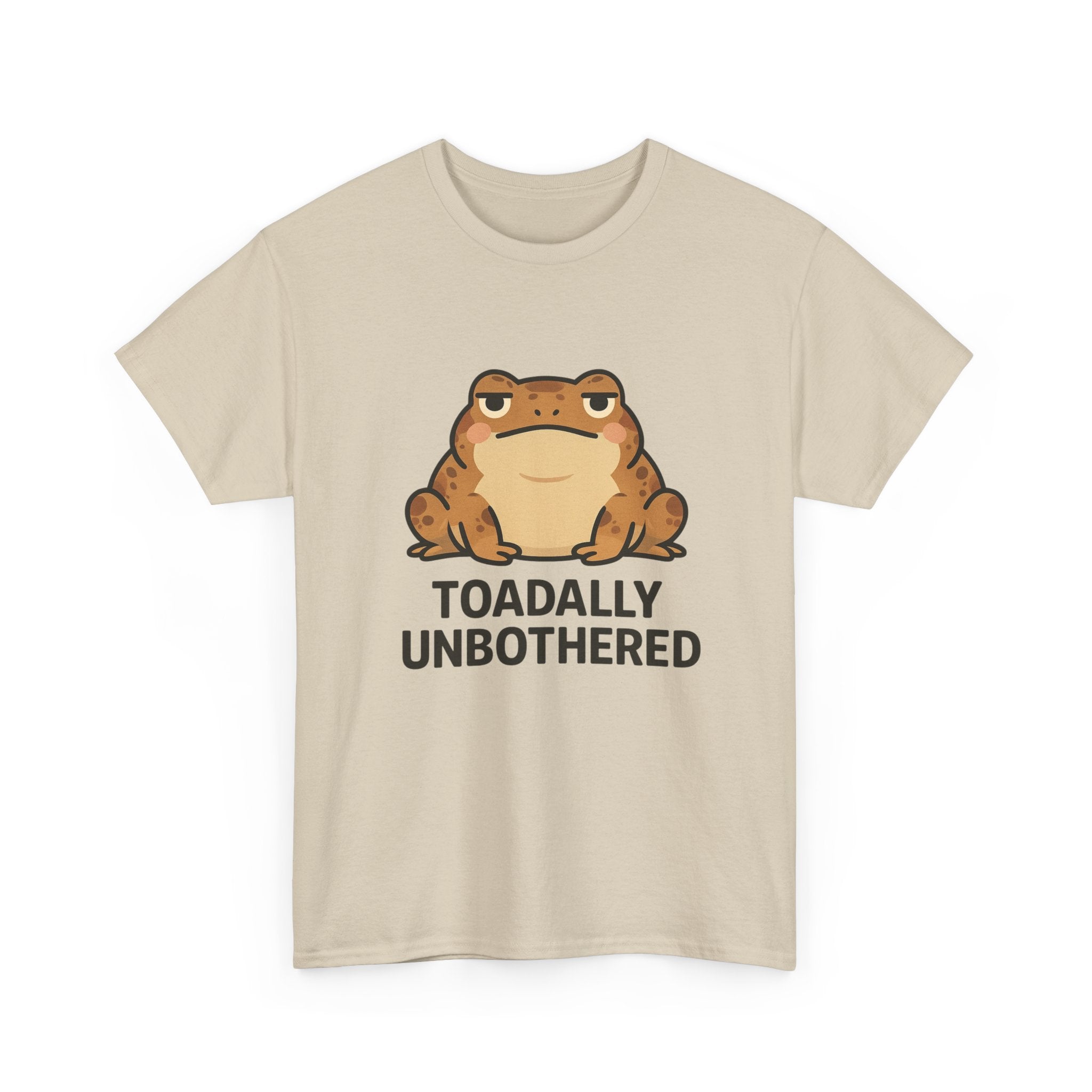 Toadally Unbothered T-Shirt — Cute Relaxed Frog Graphic Tee - Adult
